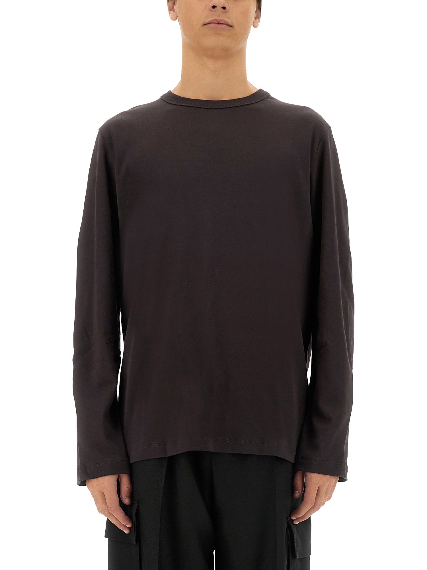 Helmut Lang T-shirt Apex In Brown
