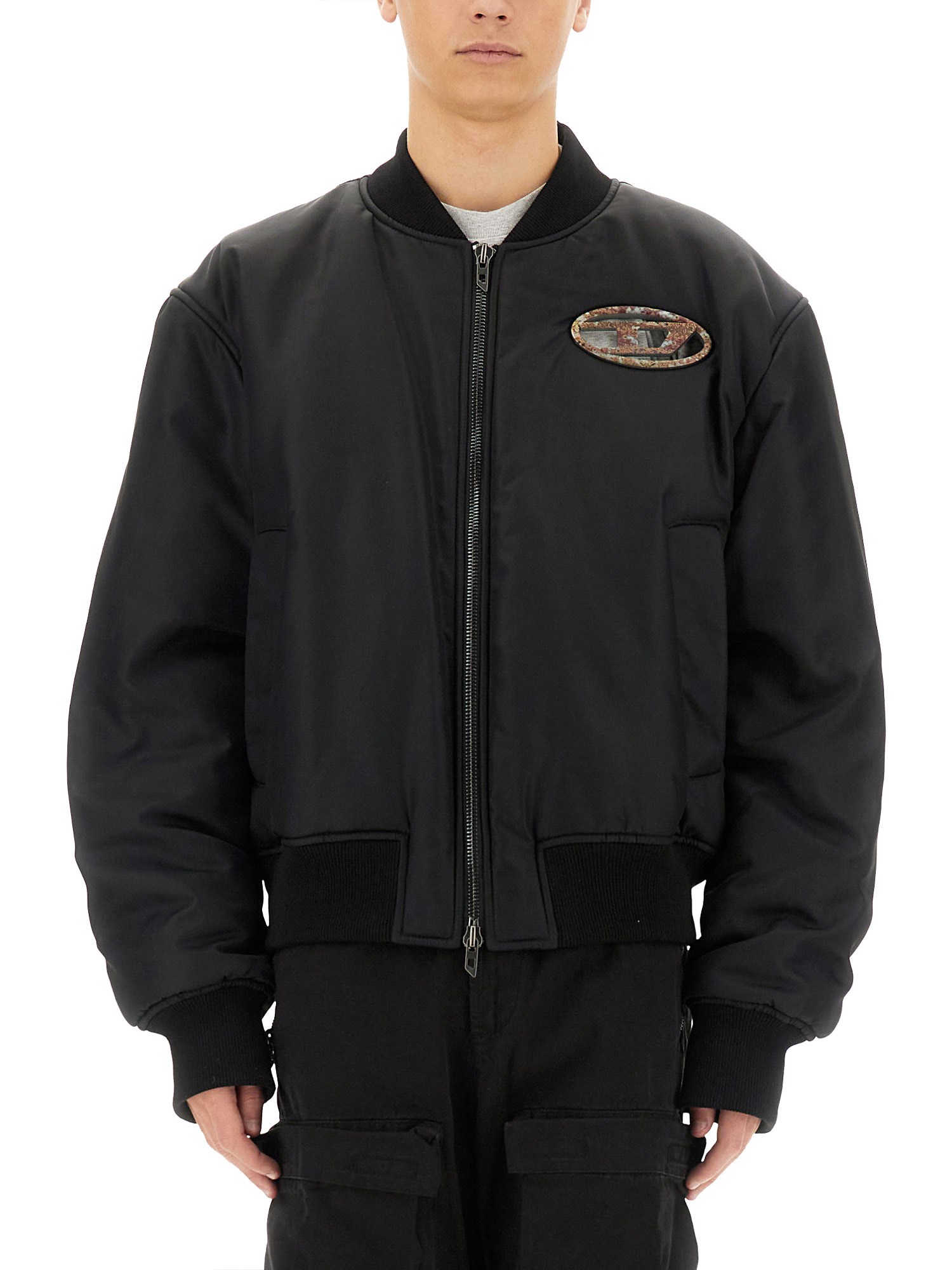 Shop Diesel "milles" Jacket In Black