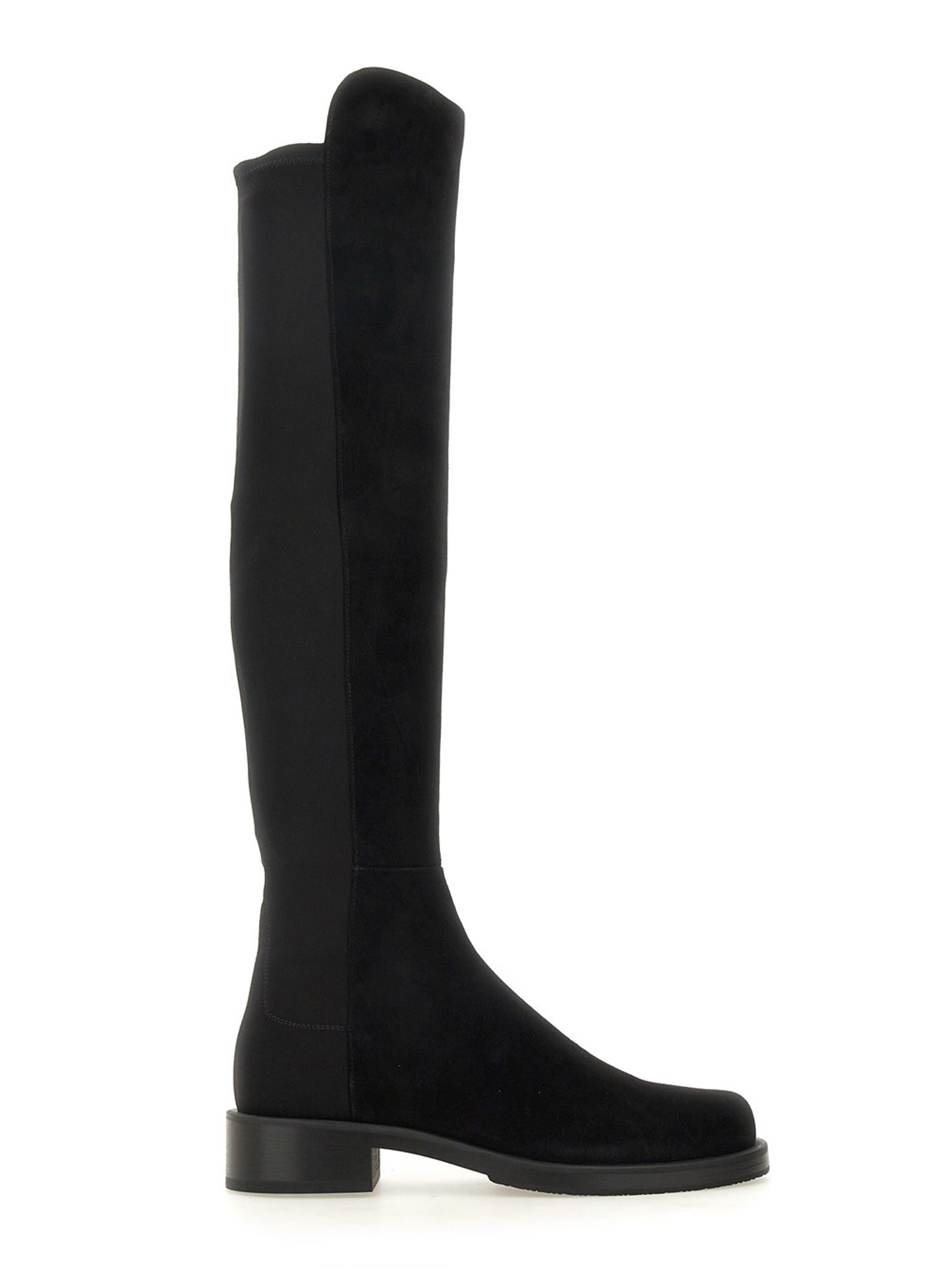 Shop Stuart Weitzman Boot Ijn Leather In Black