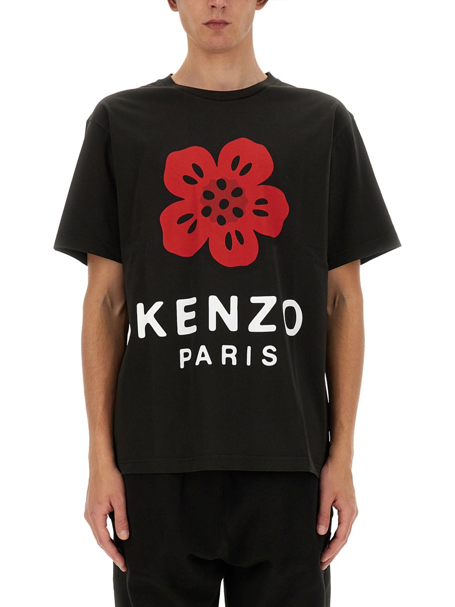 T-SHIRT CON STAMPA BOKE FLOWER 