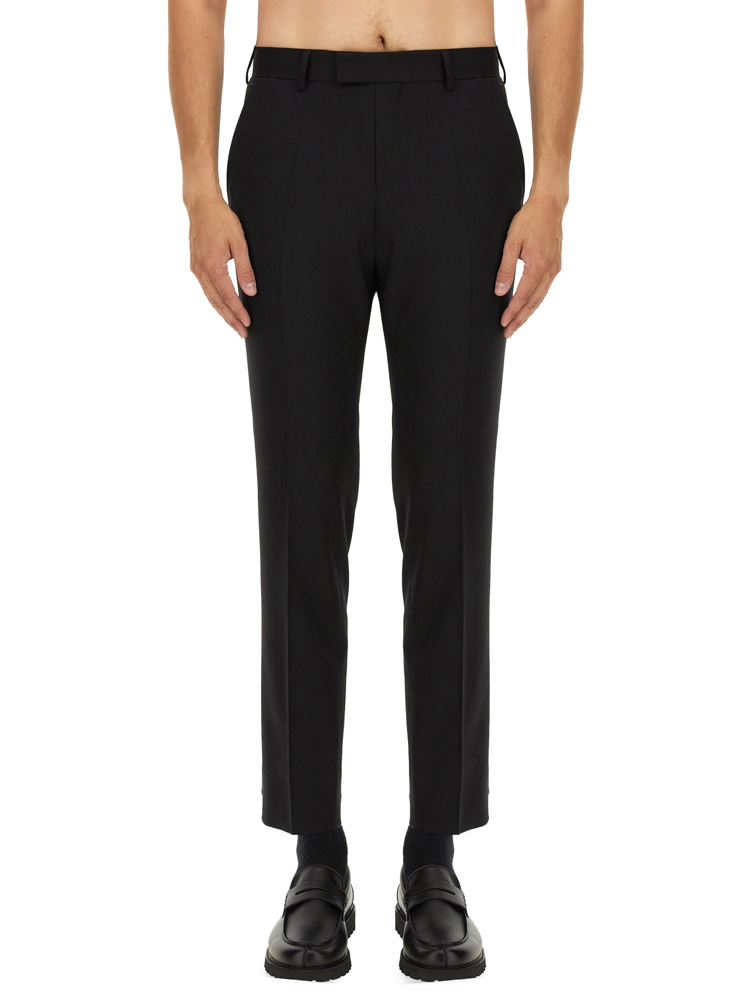 Shop Hugo Boss Pants "george" In Black