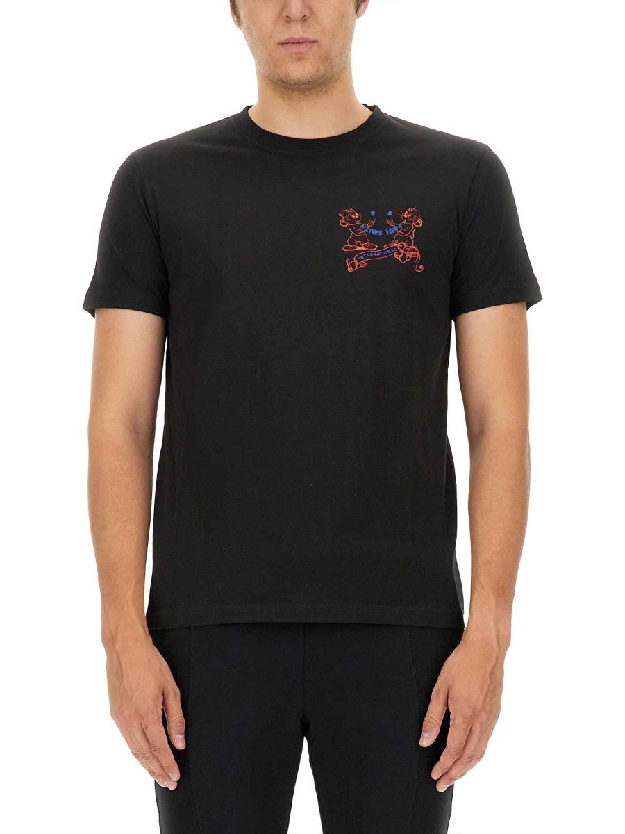 PS BY PAUL SMITH T-SHIRT IN COTONE