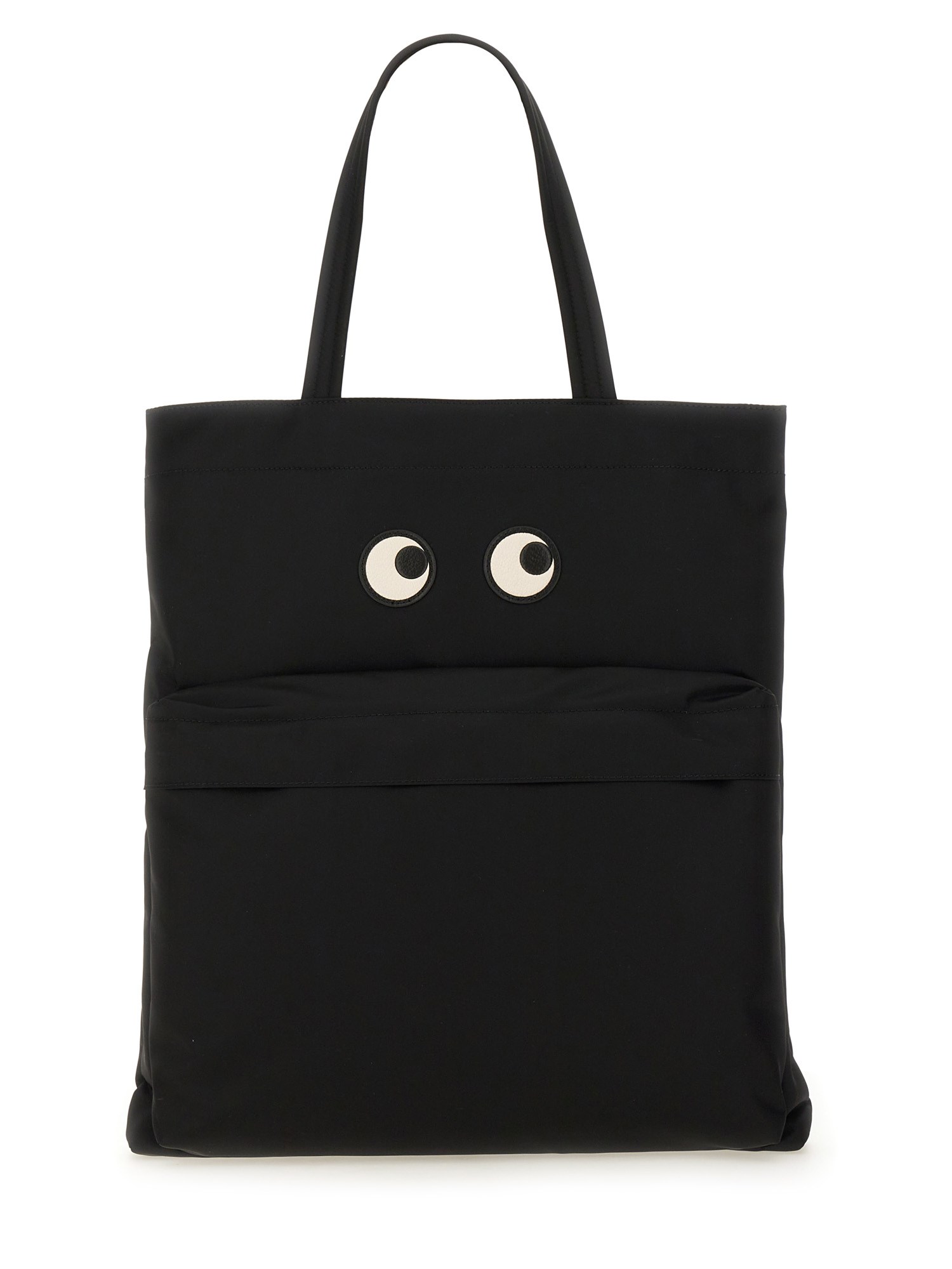 Shop Anya Hindmarch "eyes" Tote Bag In Black