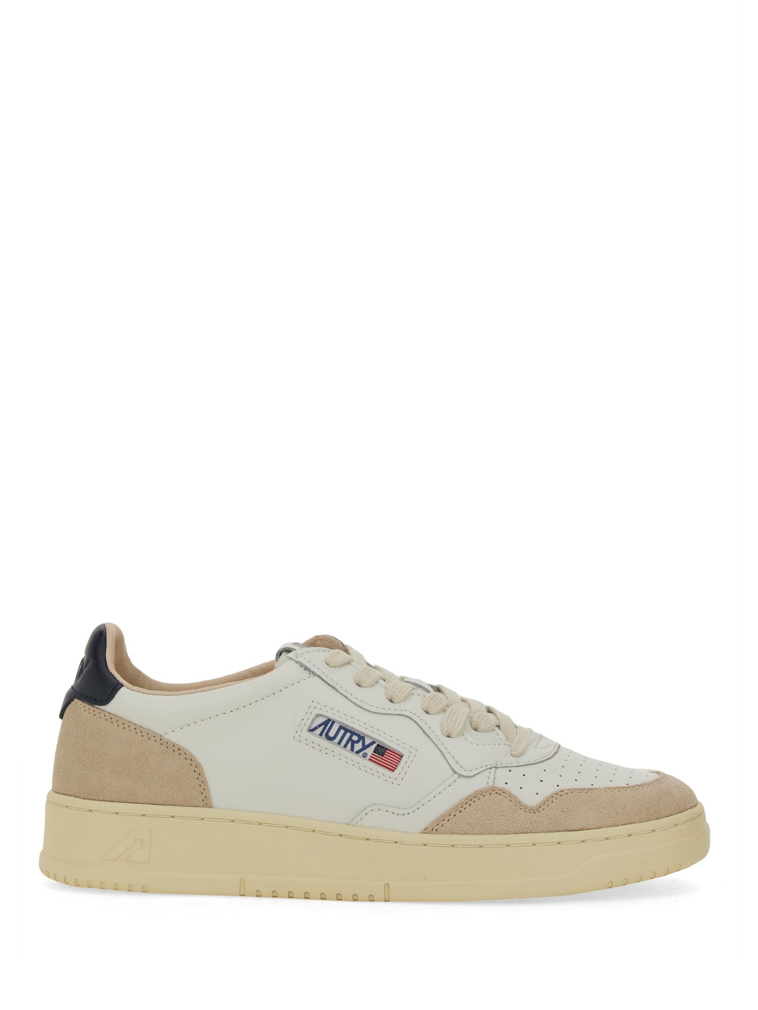 Shop Autry "medalist" Low Sneaker In White