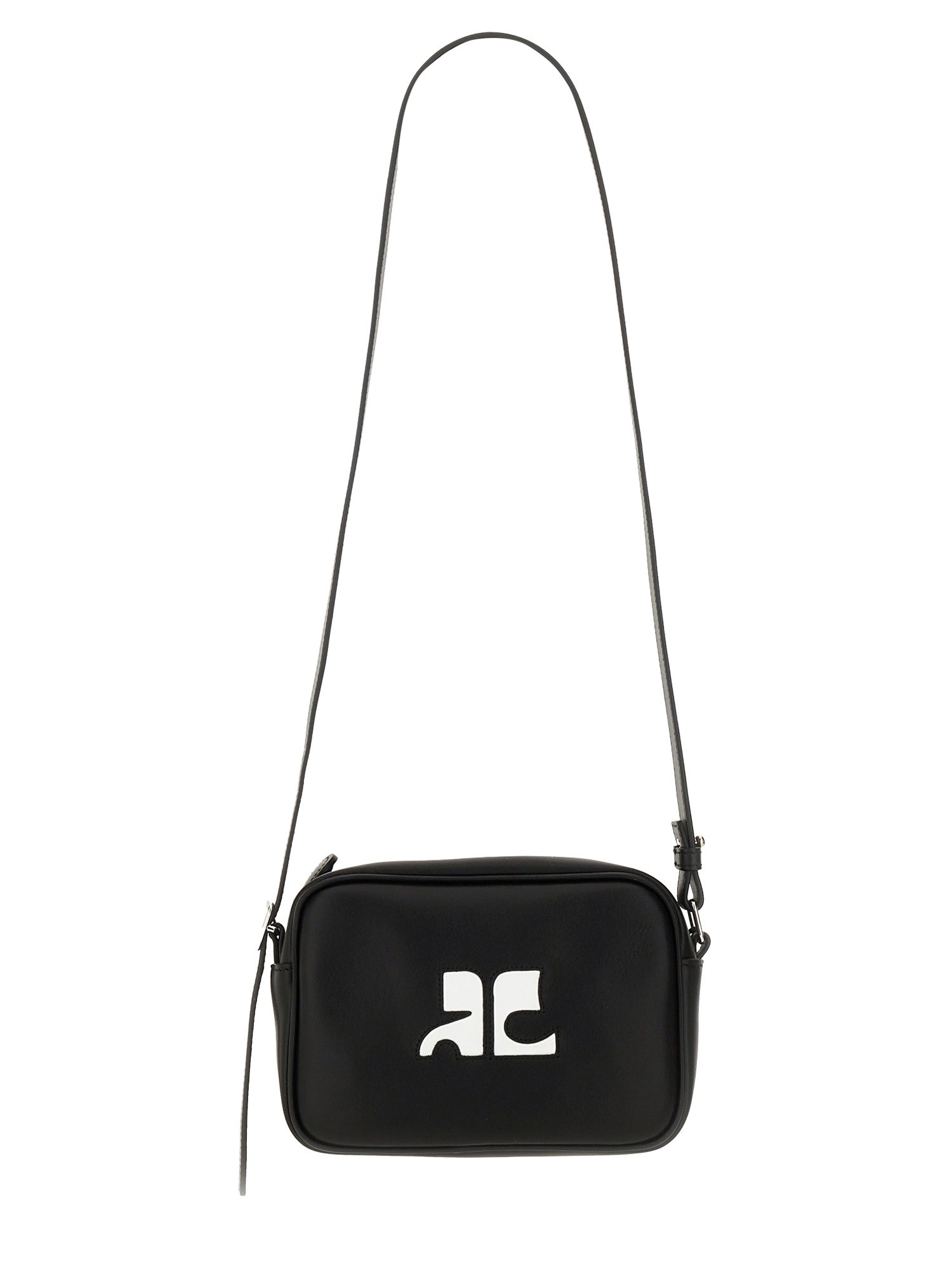 Shop Courrèges Camera Bag "reedition" In Black