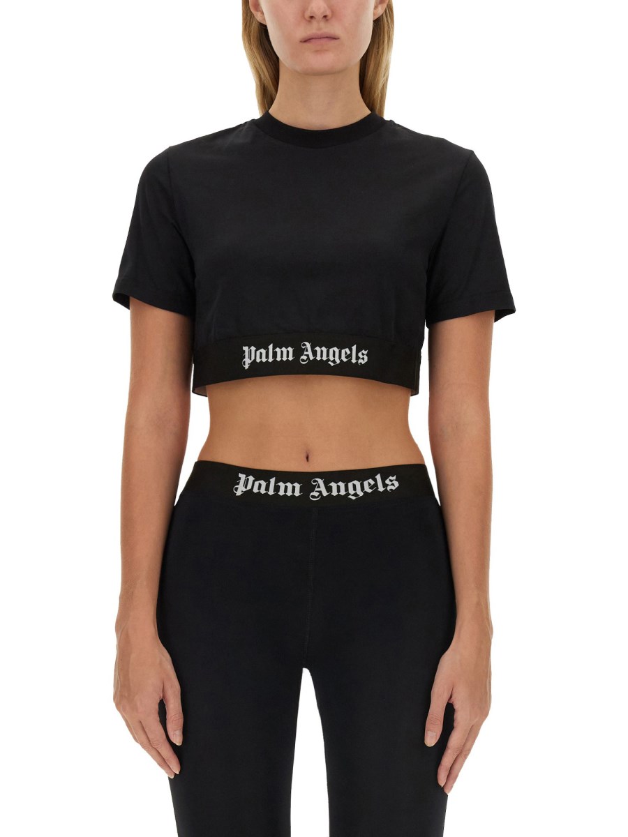 PALM ANGELS T-SHIRT CON LOGO