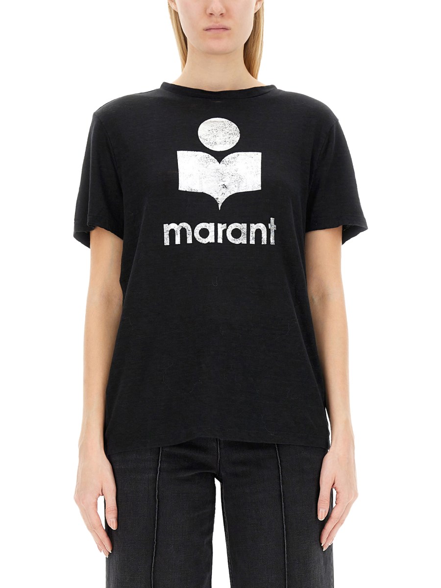 MARANT ÉTOILE T-SHIRT ZEWEL IN LINO