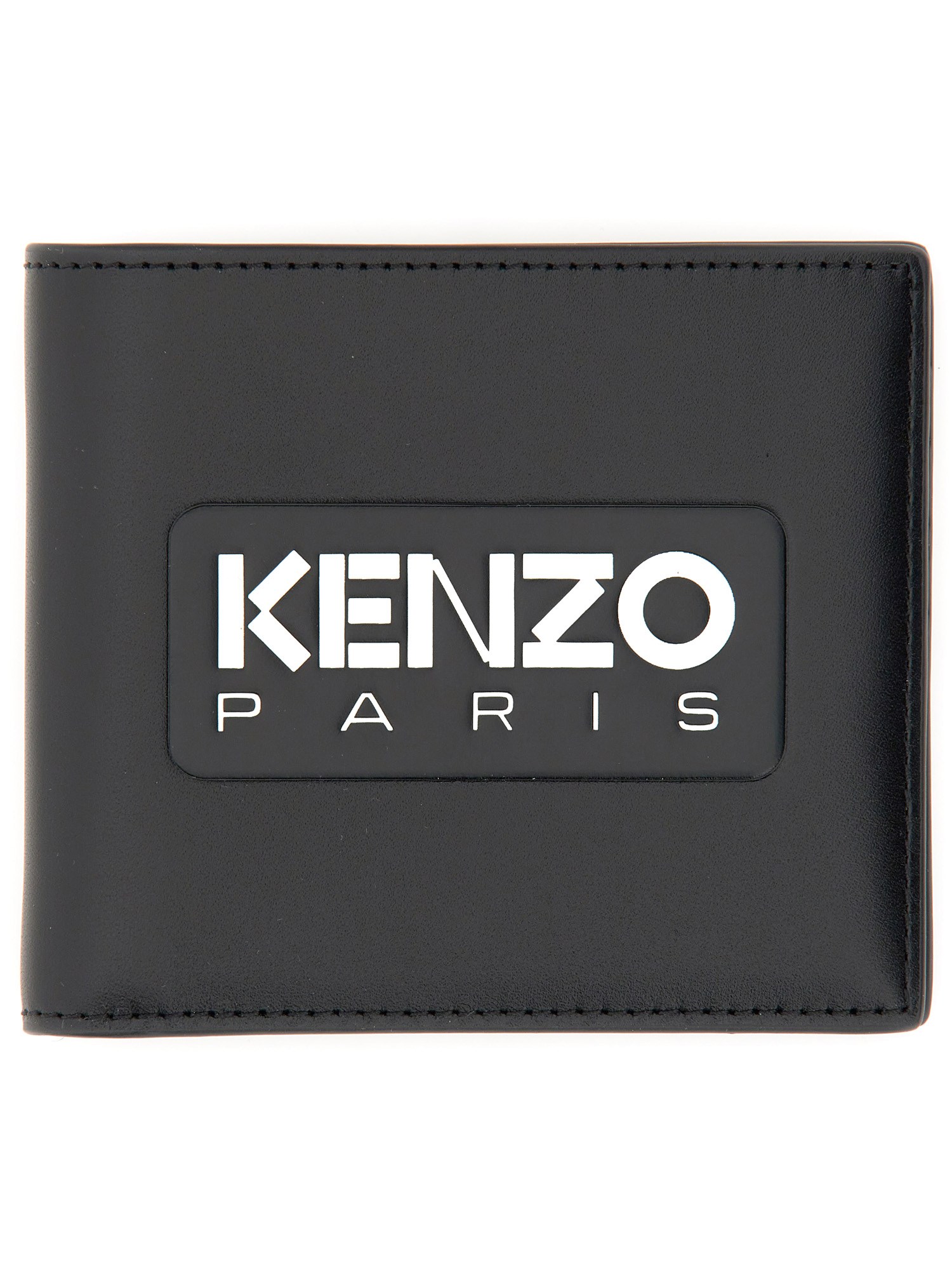 Shop Kenzo Wallet With Logo In Black