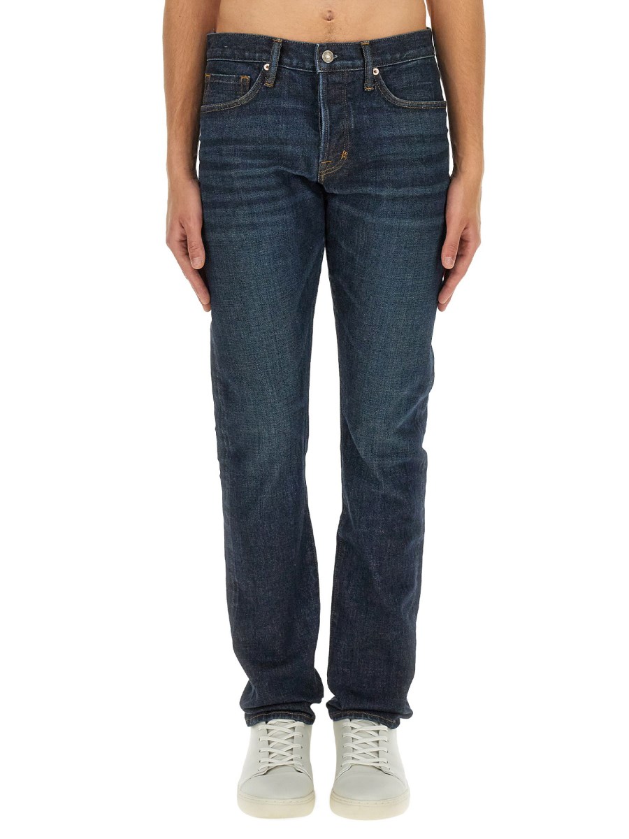 TOM FORD JEANS IN DENIM IN COTONE