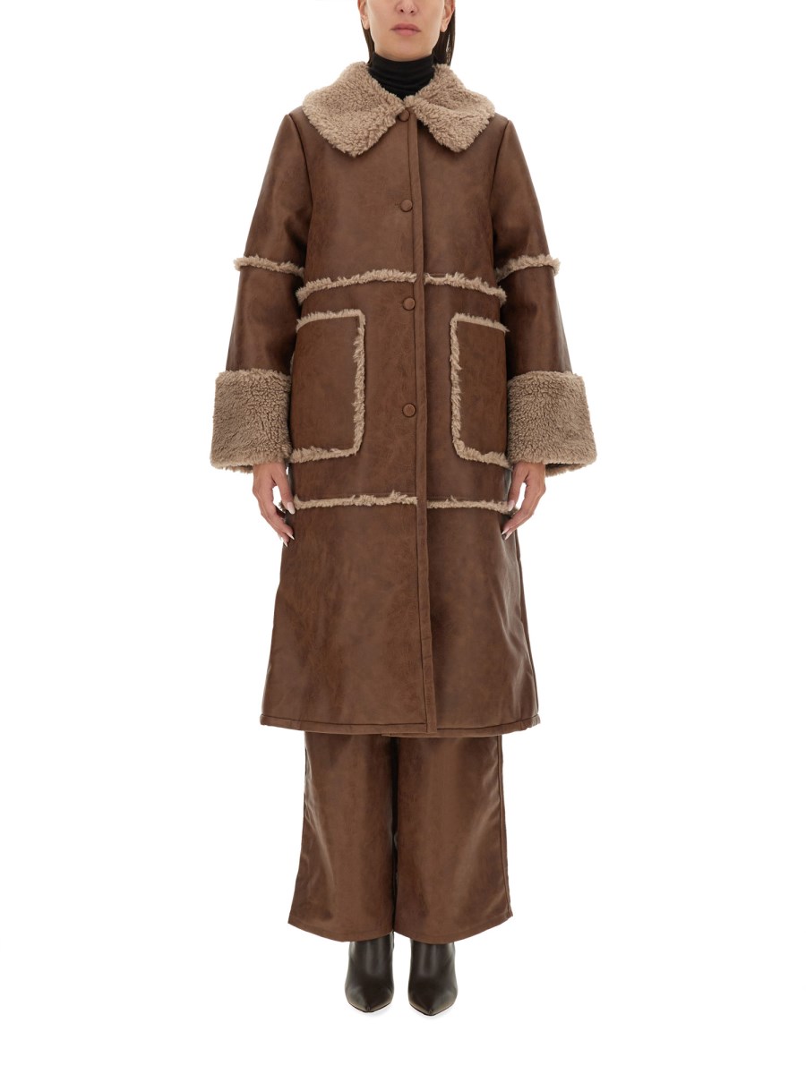 ハット BAUM UND PFERDGARTEN Woman Hat Brown 23885 C8178 BAUM UND PFERDGARTEN - DAFNE COAT. - Eleonora Bonucci