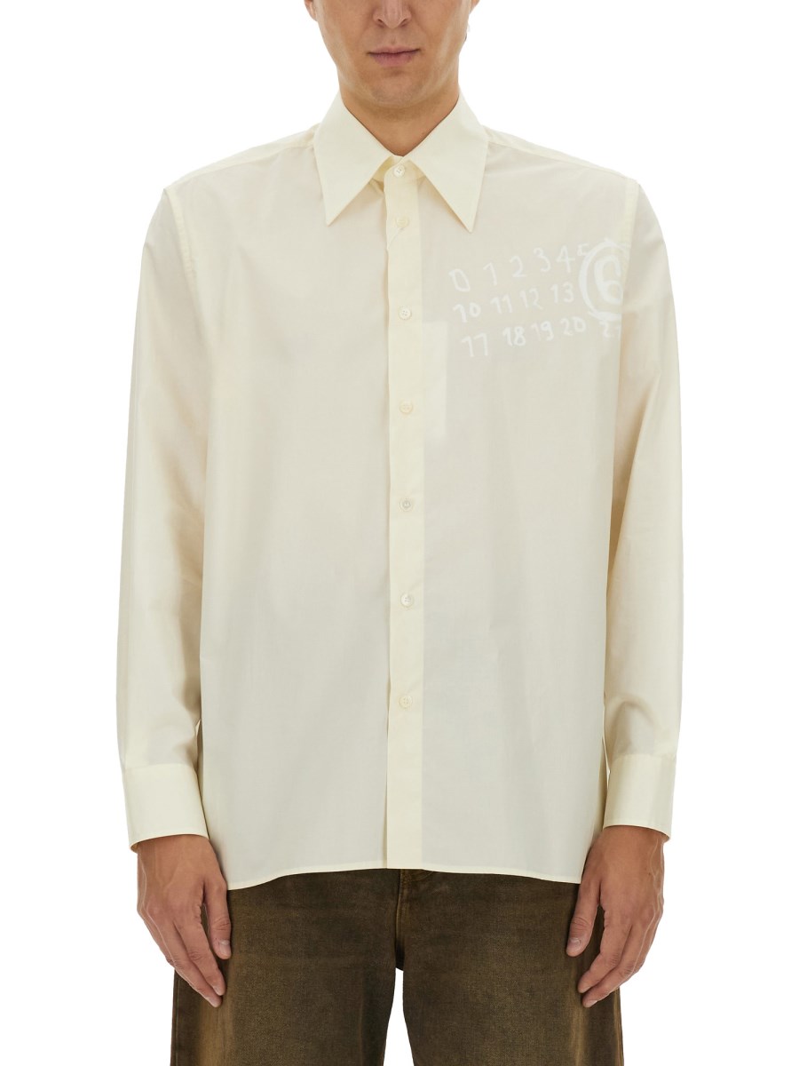 MM6 MAISON MARGIELA CAMICIA IN POPELINEDI COTONE