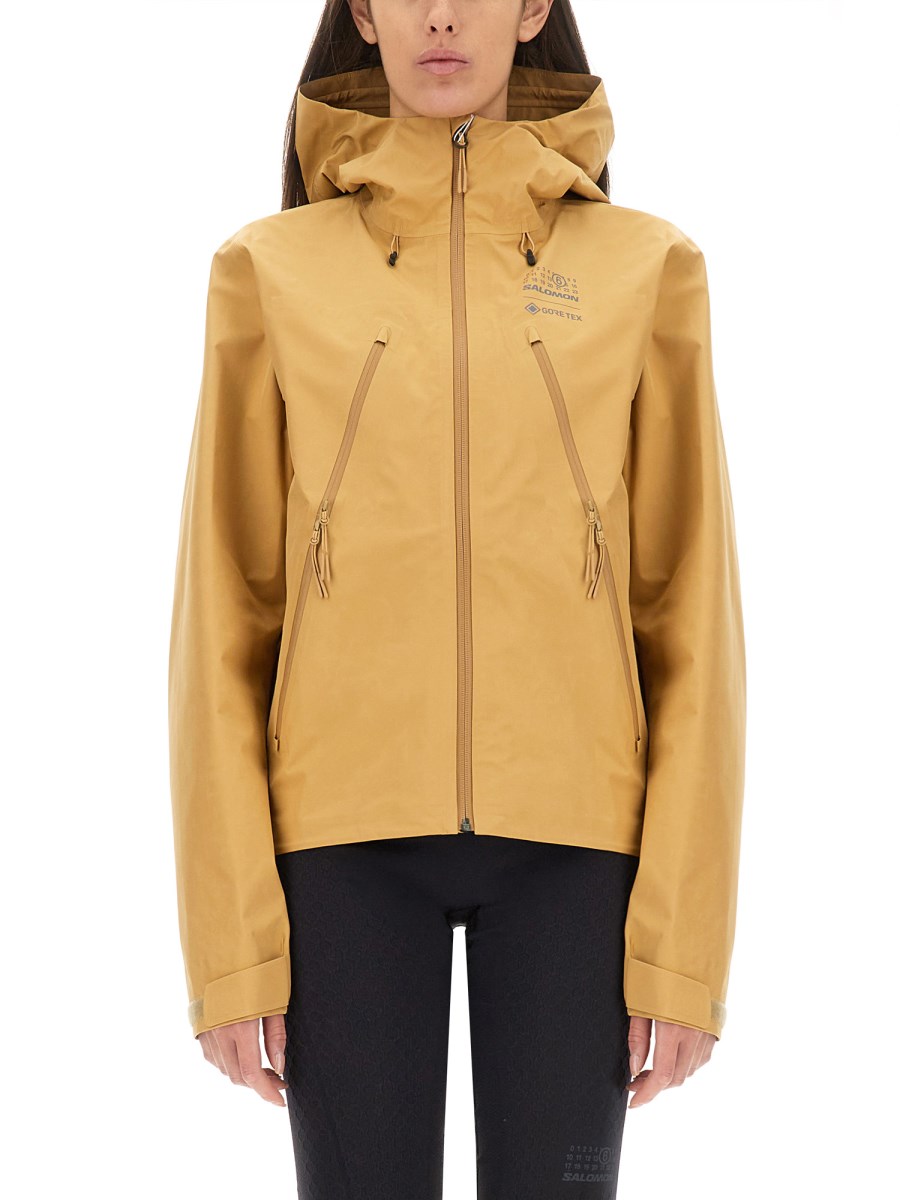 ジャケット MM6 MAISON MARGIELA Woman Jacket Beige S52AH0078S78537 113 MM6 MAISON MARGIELA X SALOMON - TECHNICAL FABRIC JACKET