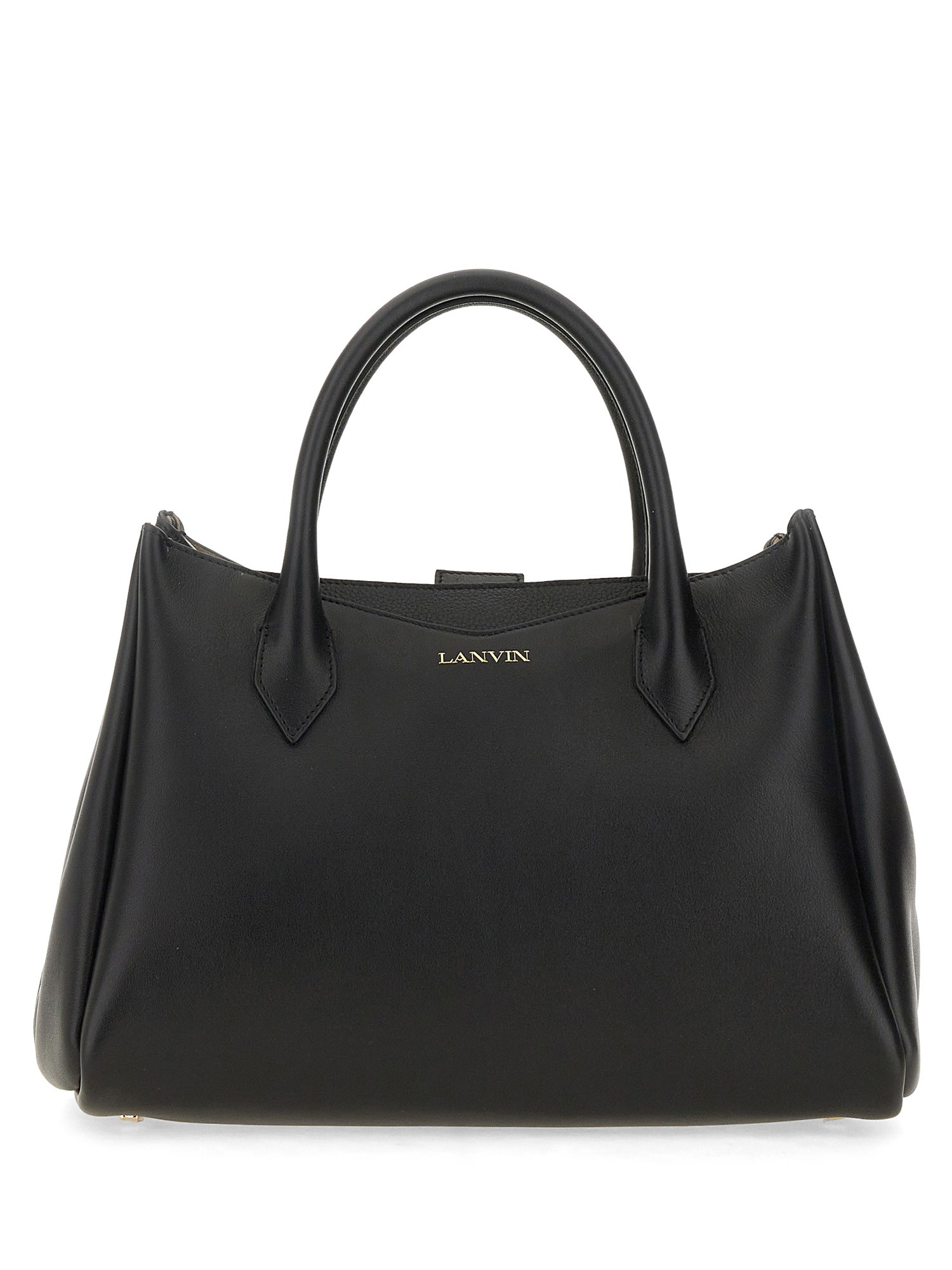 Shop Lanvin "l'octave" Day Bag In Black