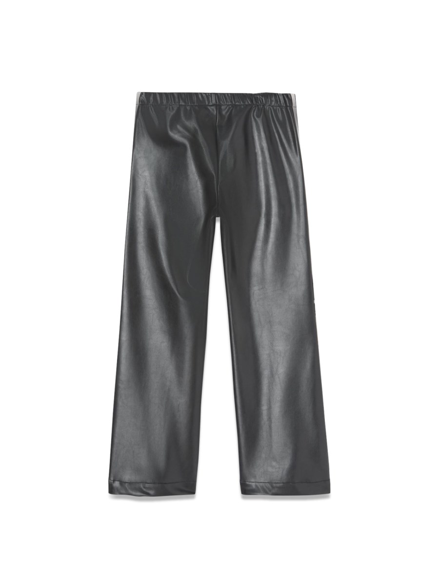 coated track flare pant