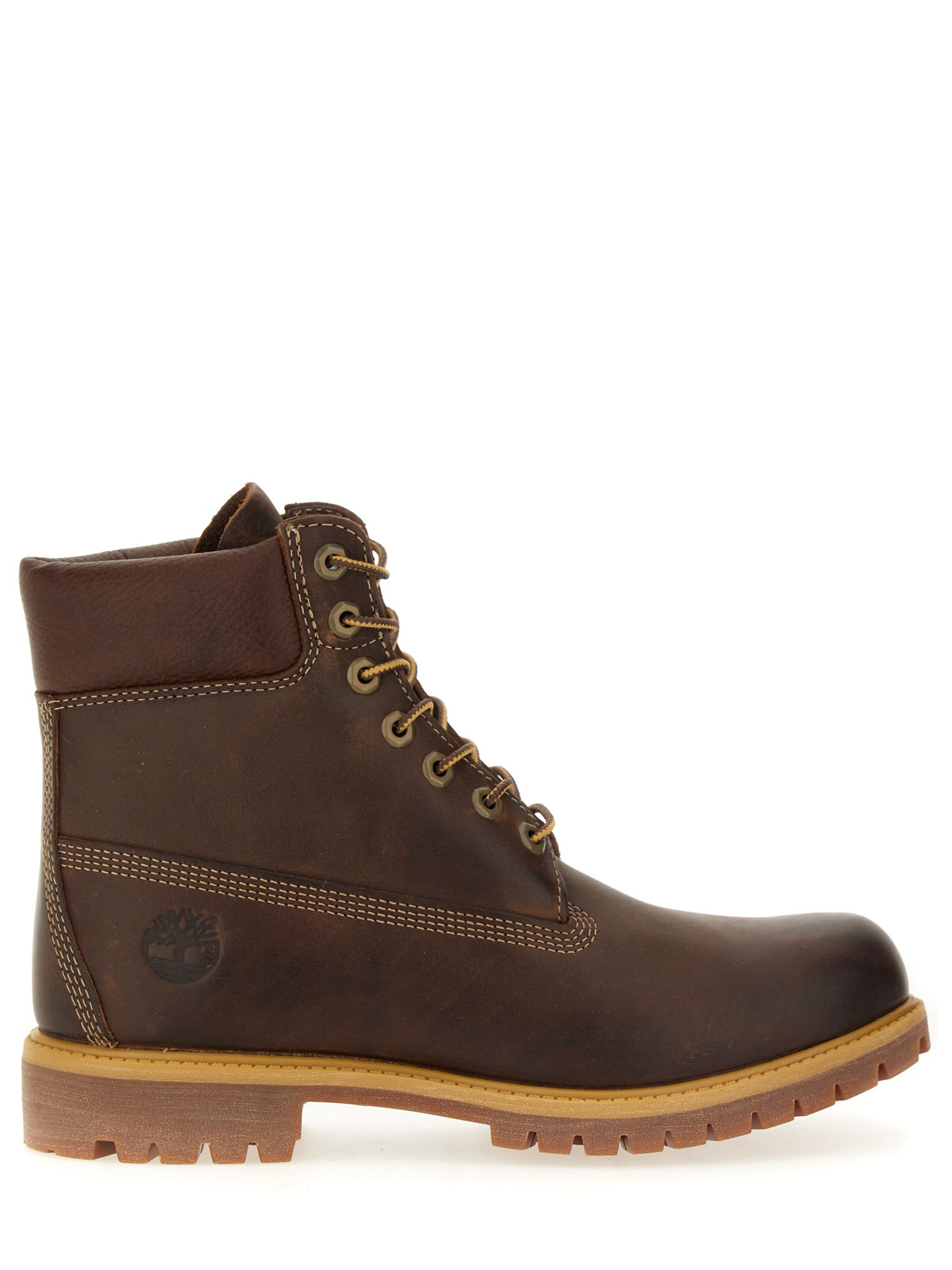 Shop Timberland Waterproof Lace-up Boot In Brown