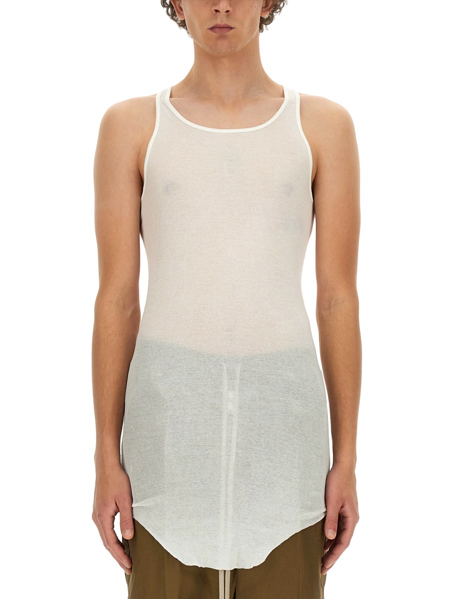 RICK OWENS TANK TOP IN COTONE