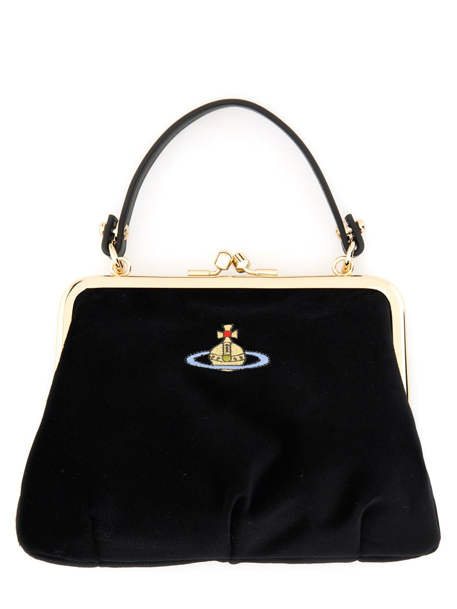 VIVIENNE WESTWOOD BORSA GRANNY FARME IN VELLUTO