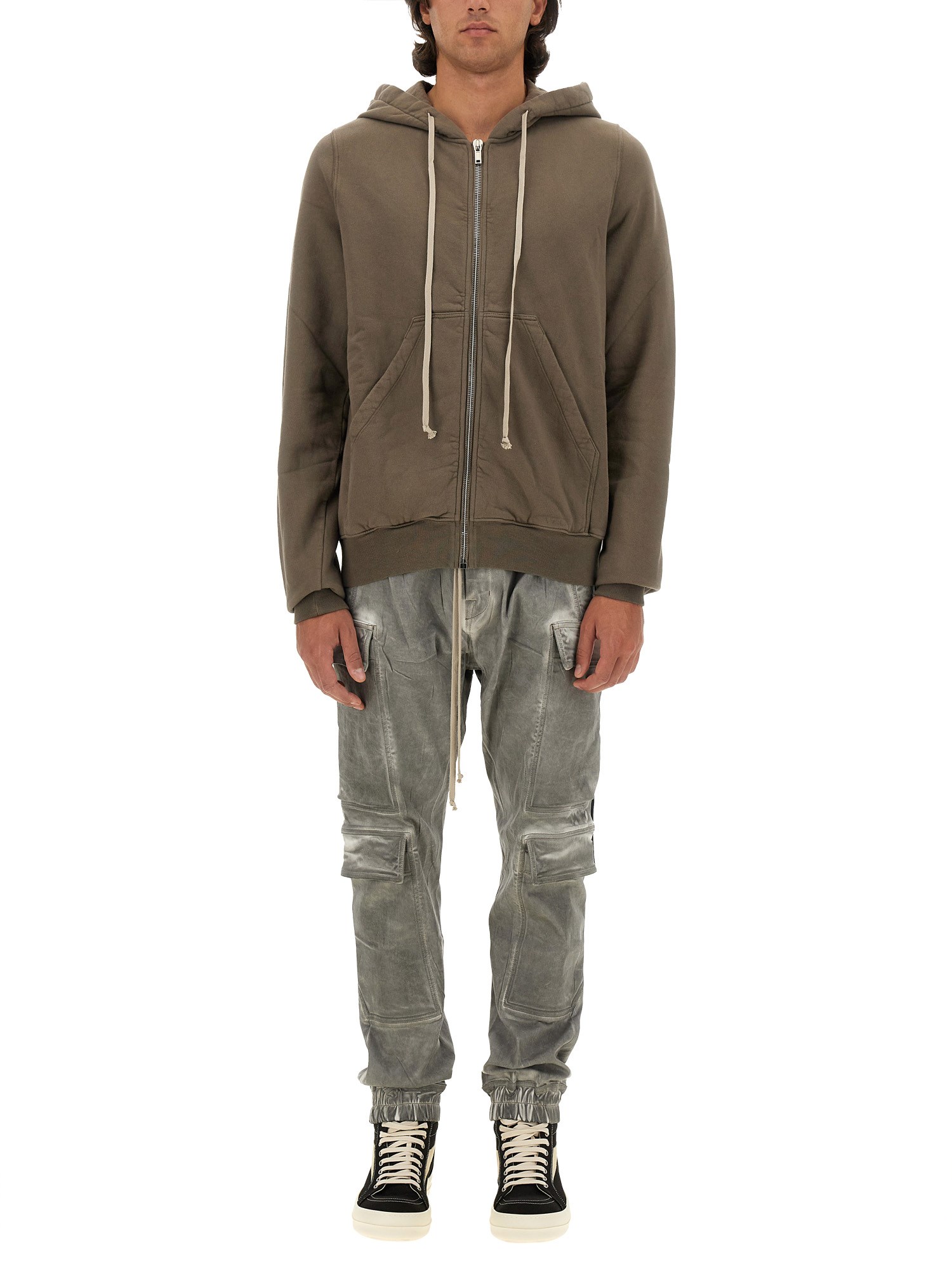 Shop Rick Owens Drkshdw Jason's Sweatshirt In Beige