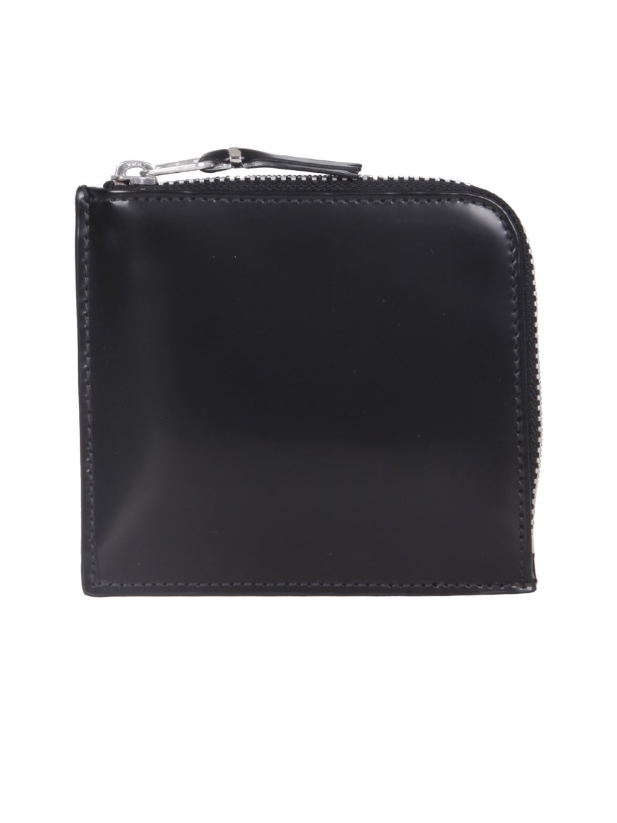 COMME DES GARCONS WALLET PORTAFOGLIO IN PELLE CON DETTAGLIO MIRRORING