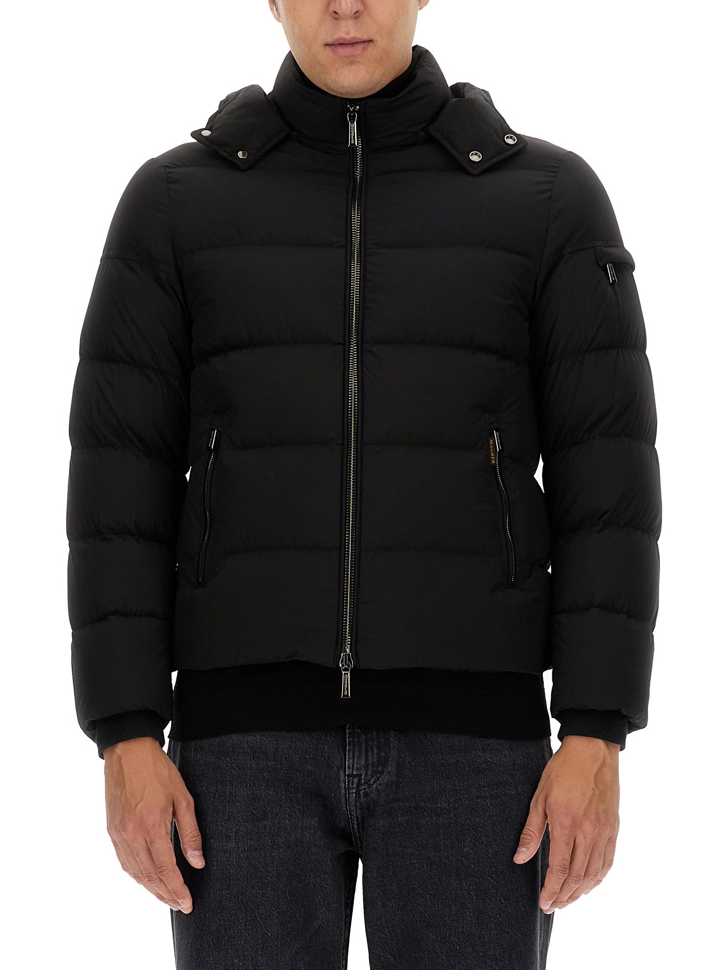 Shop Moorer Jacket "brett-skt" In Black