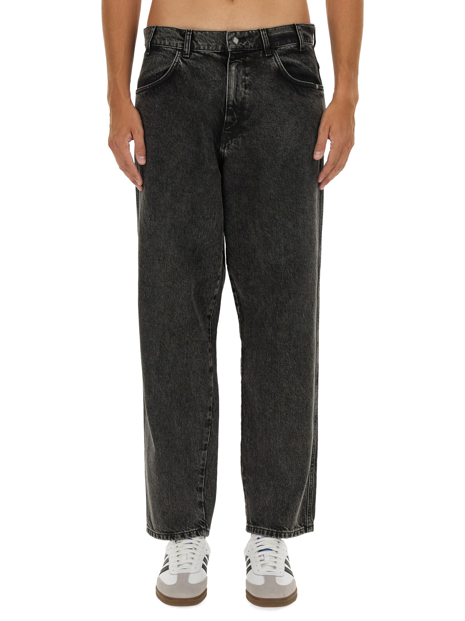 Shop Amish "new Bernie" Jeans In Grey