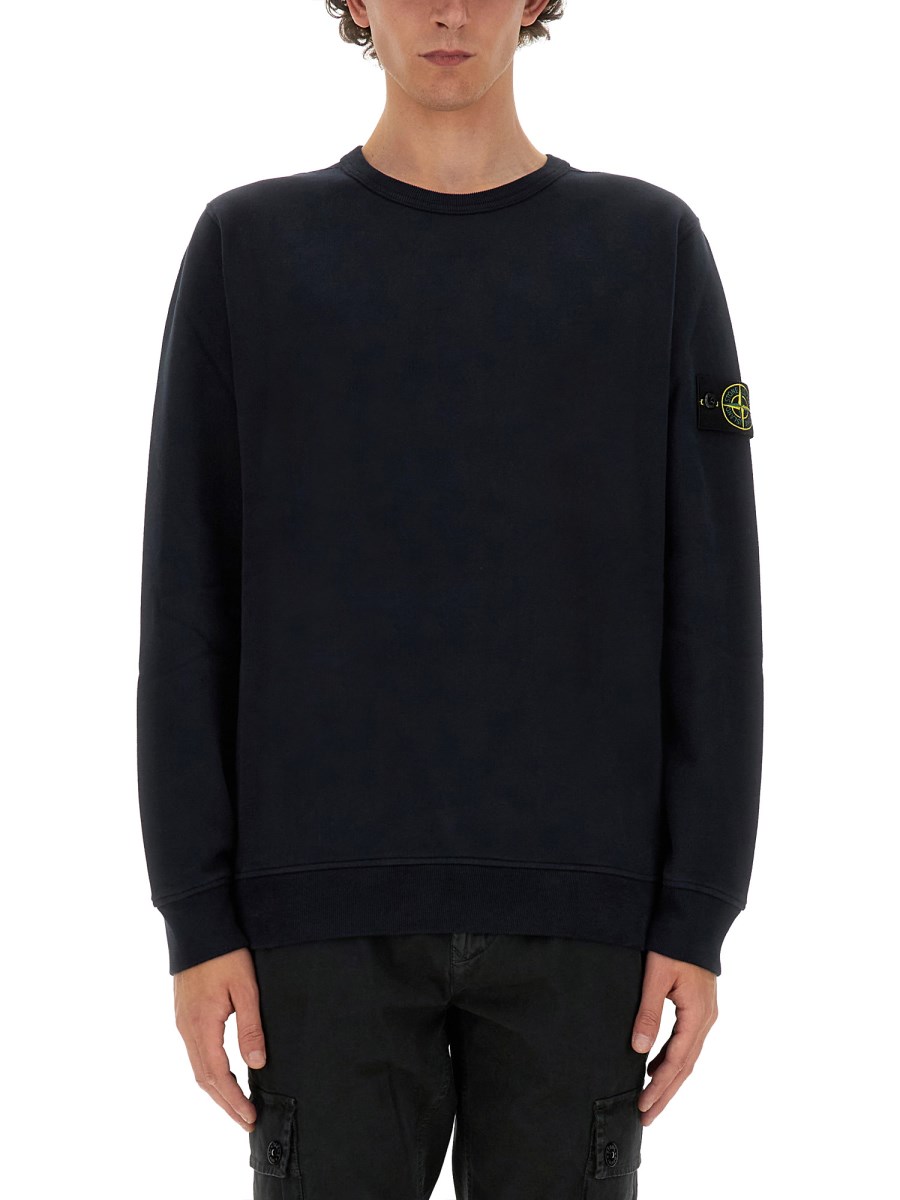 STONE ISLAND FELPA CON LOGO