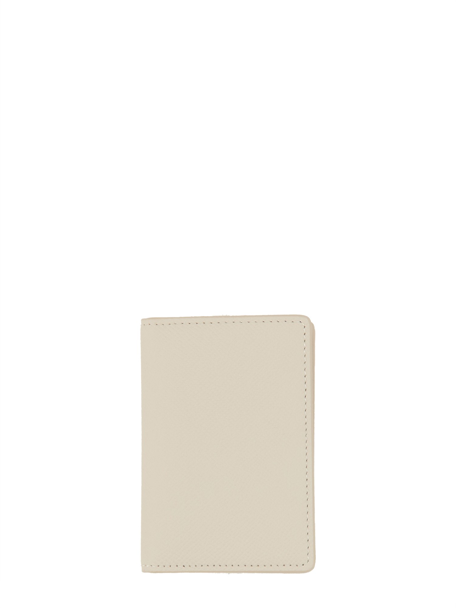 Shop Maison Margiela Bi-fold Card Holder In Grey