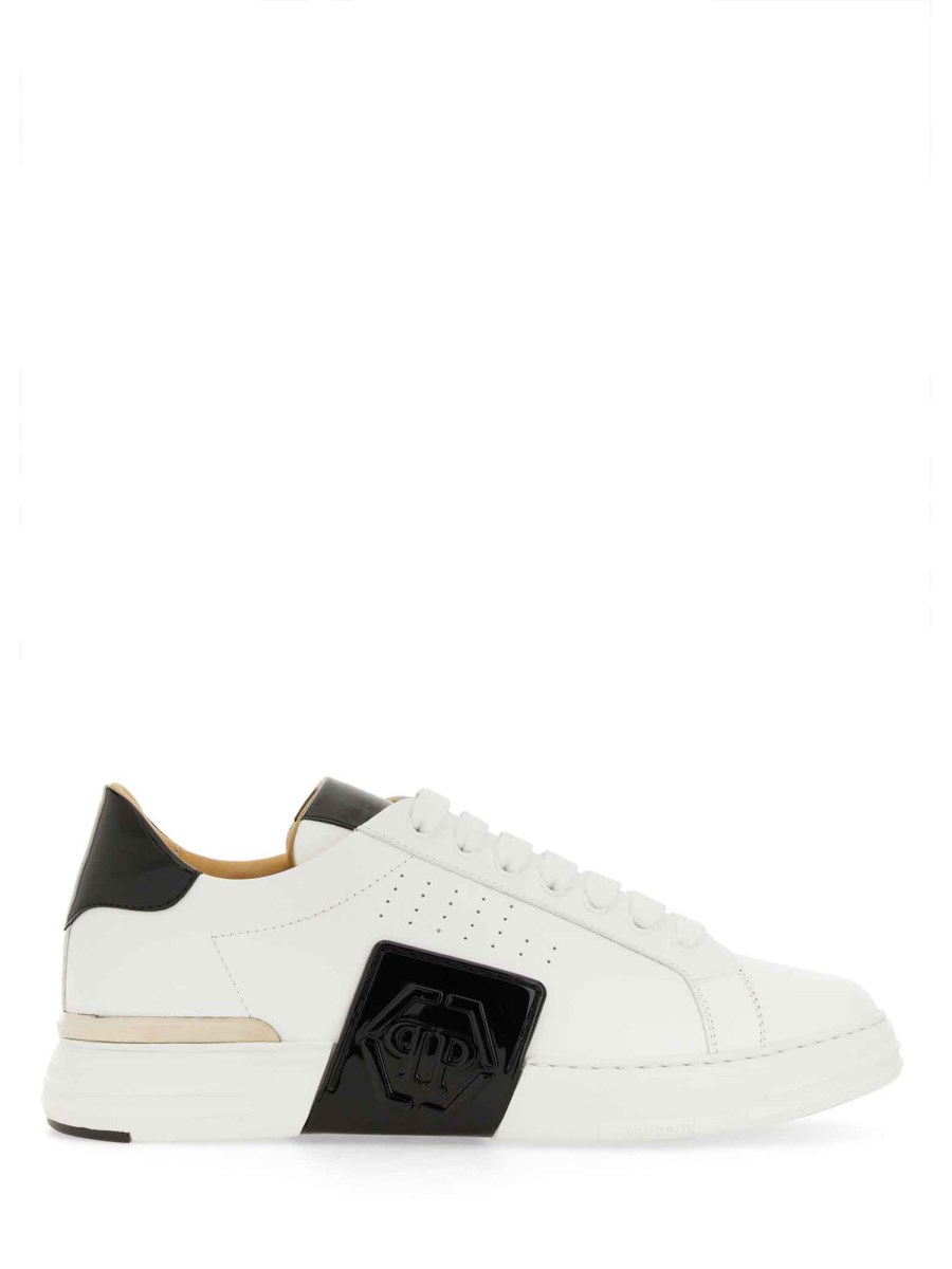 PHILIPP PLEIN SNEAKER IN PELLE CON LOGO