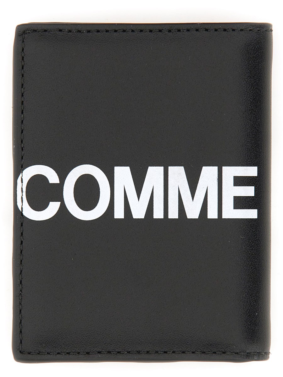 COMME DES GARCONS WALLET PORTAFOGLIO HUGE LOGO CDG