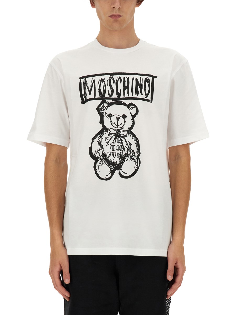 MOSCHINO T-SHIRT IN COTONE