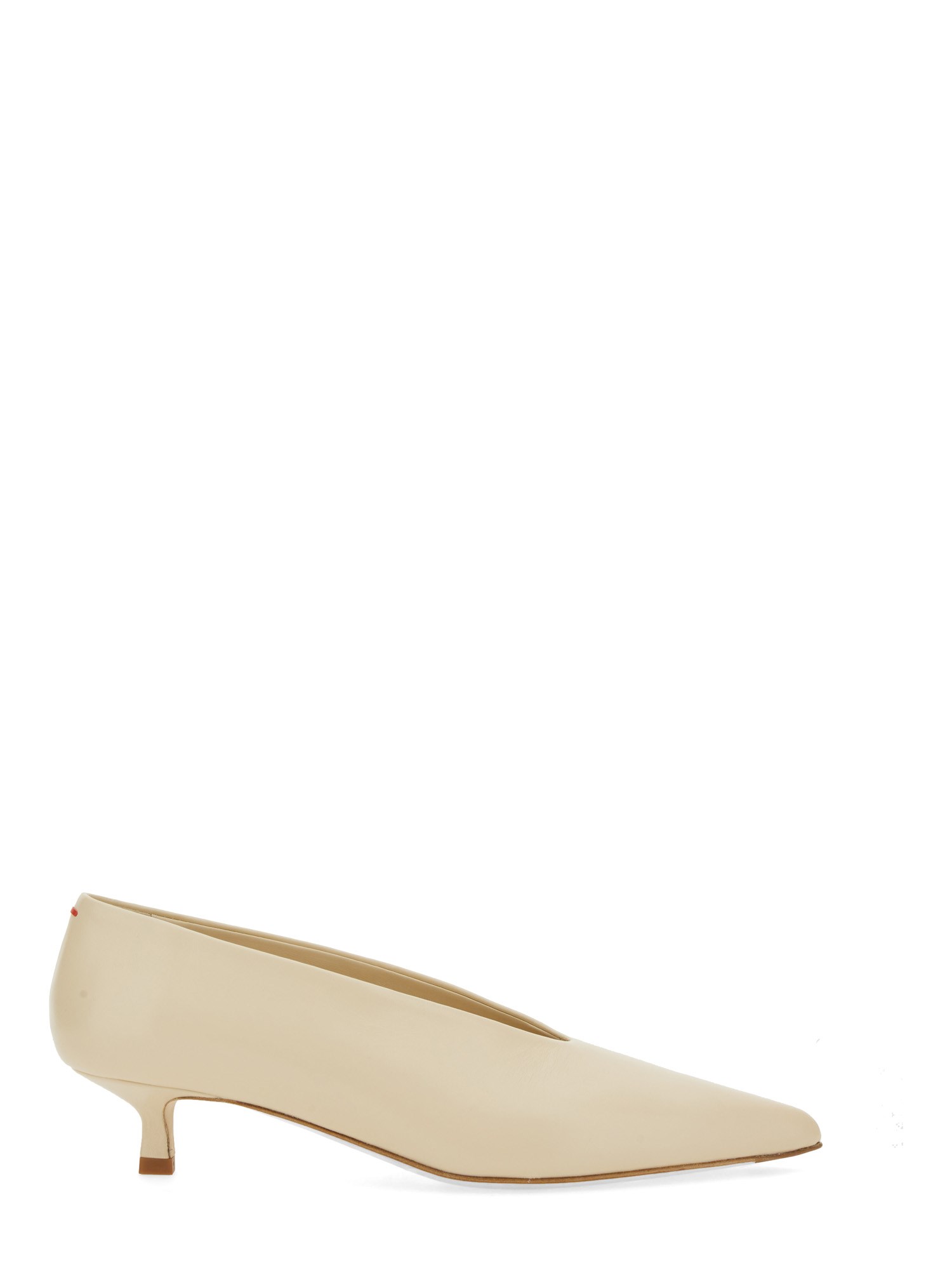 Shop Aeyde Sandal "clara" In Ivory