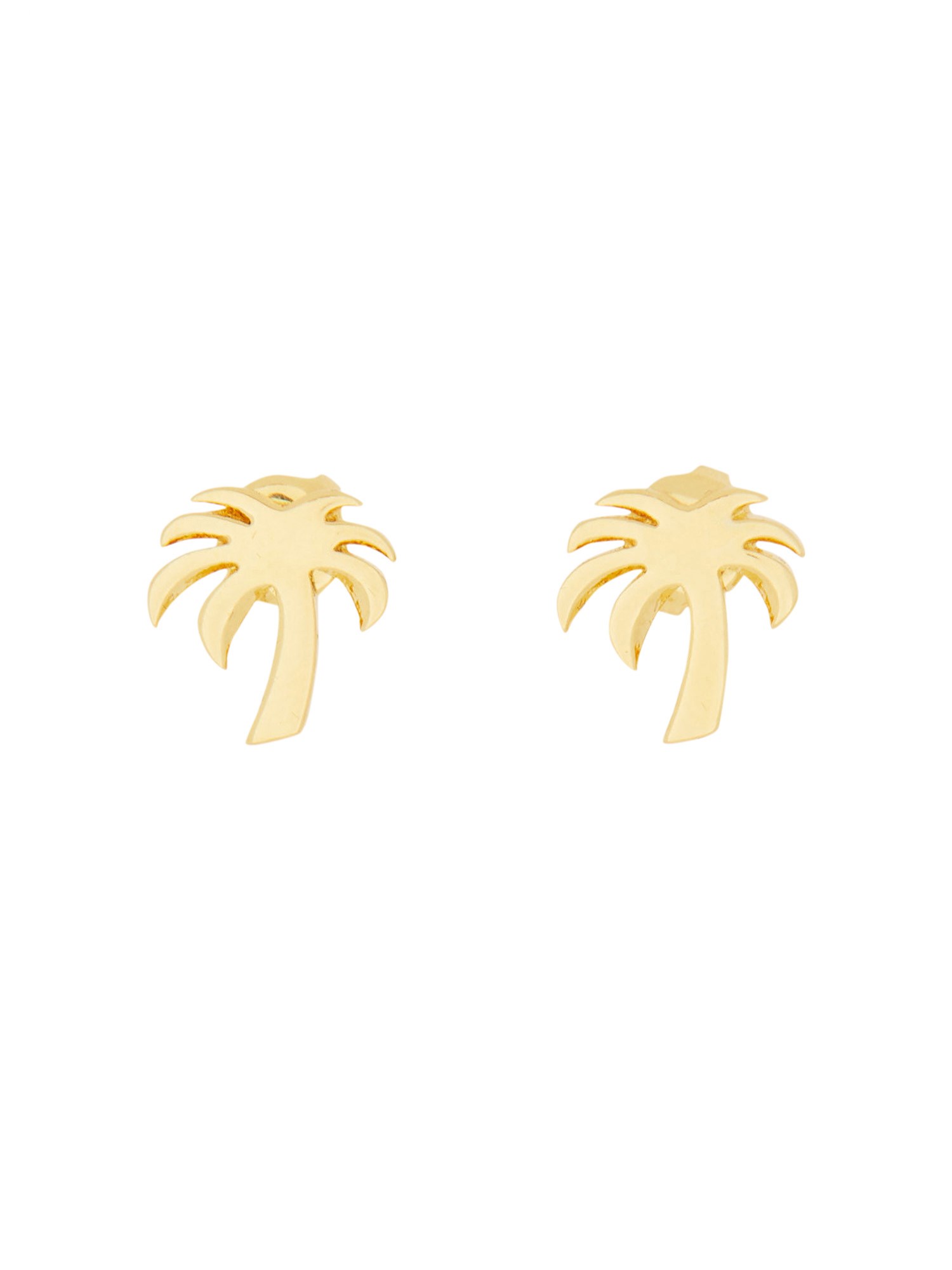 Shop Palm Angels "palm" Earrings In Gold