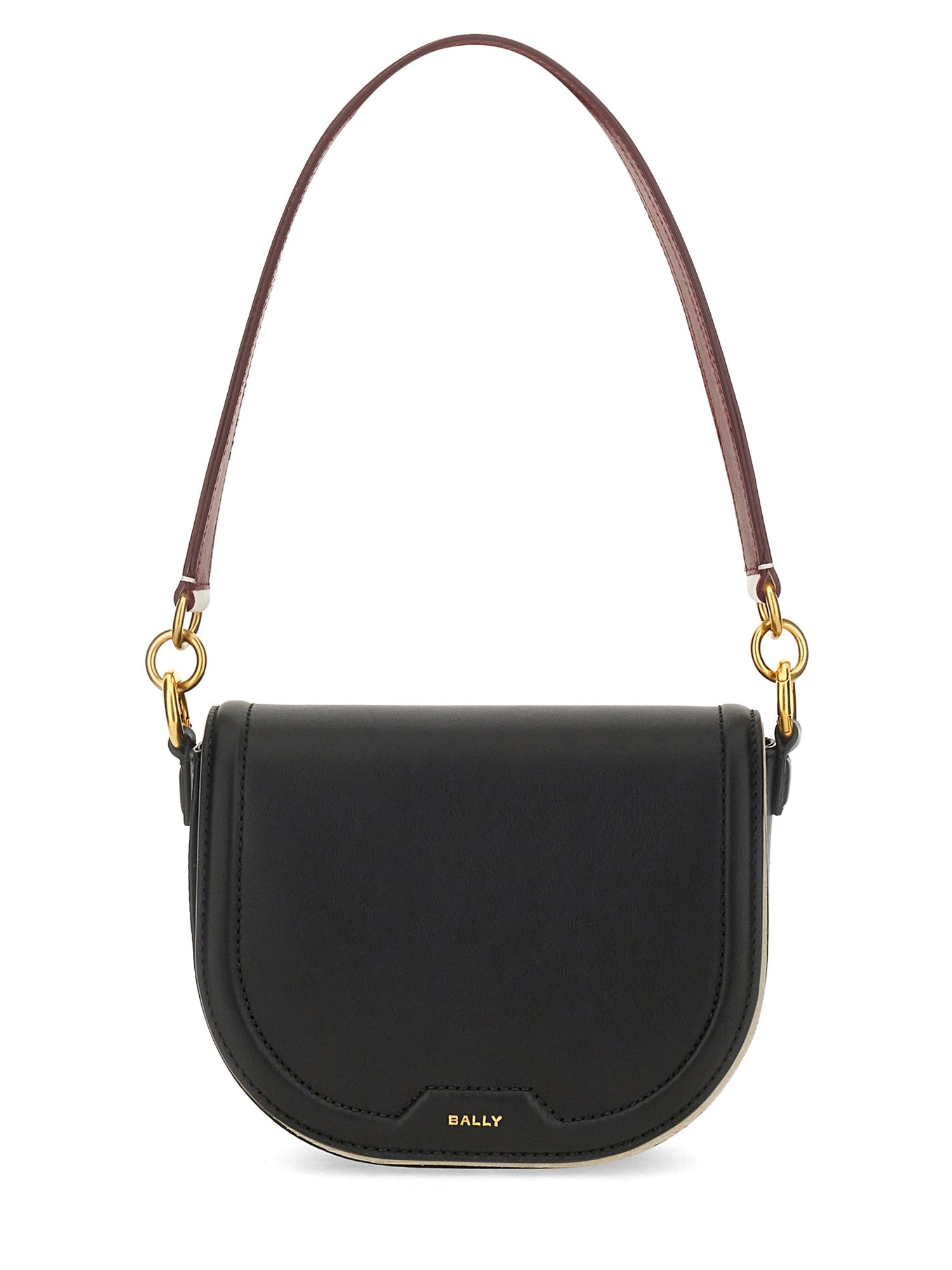 Shop Bally Tail Shoulder Bag In Black