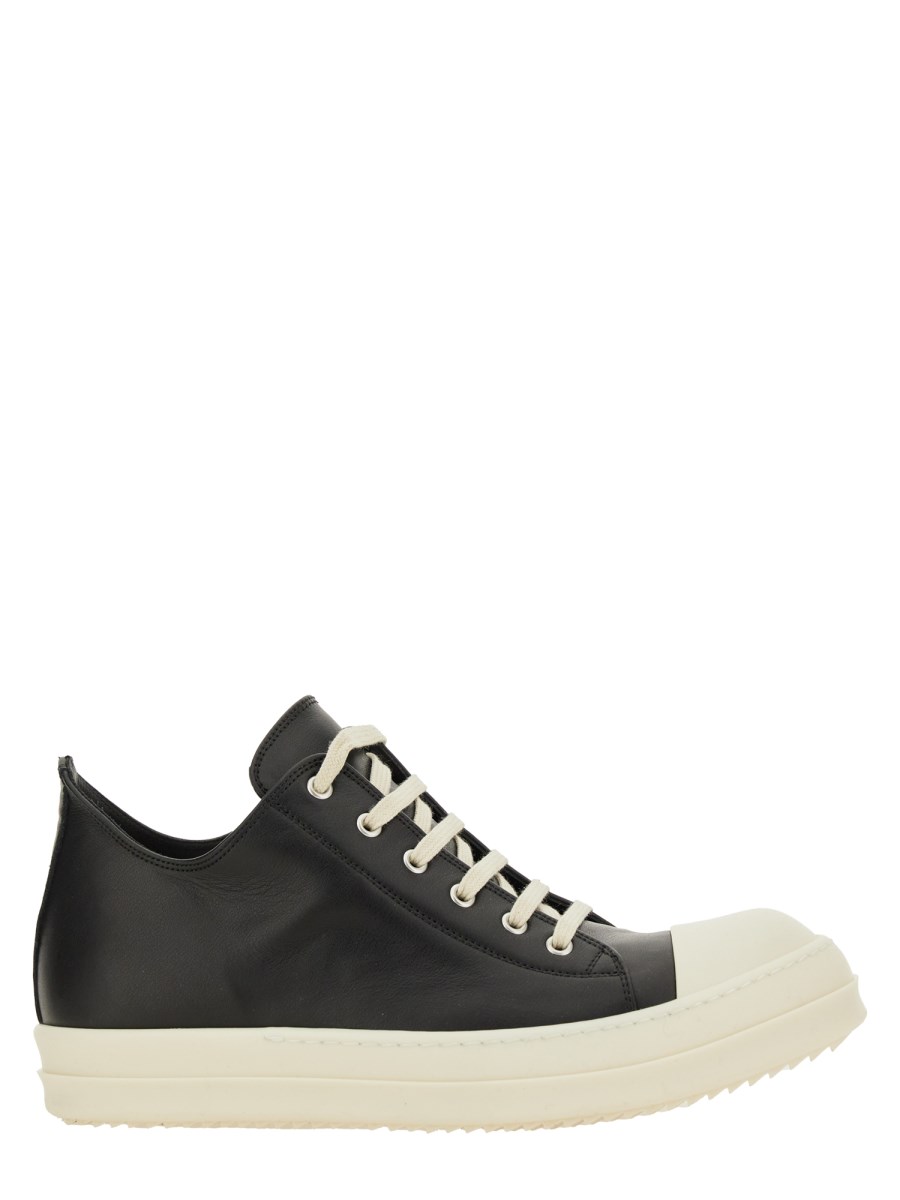 RICK OWENS SNEAKER LOW TOP IN PELLE