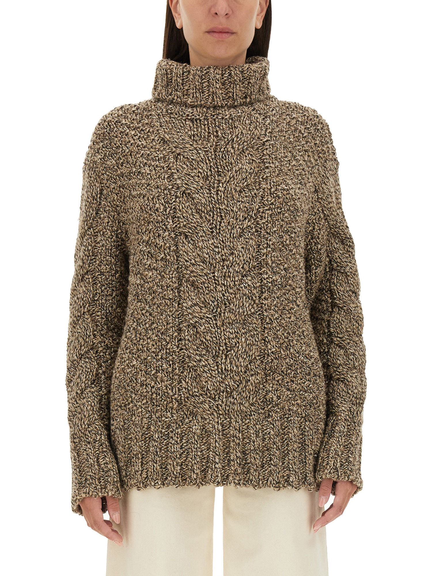 Shop Kiton Wool Jersey. In Brown