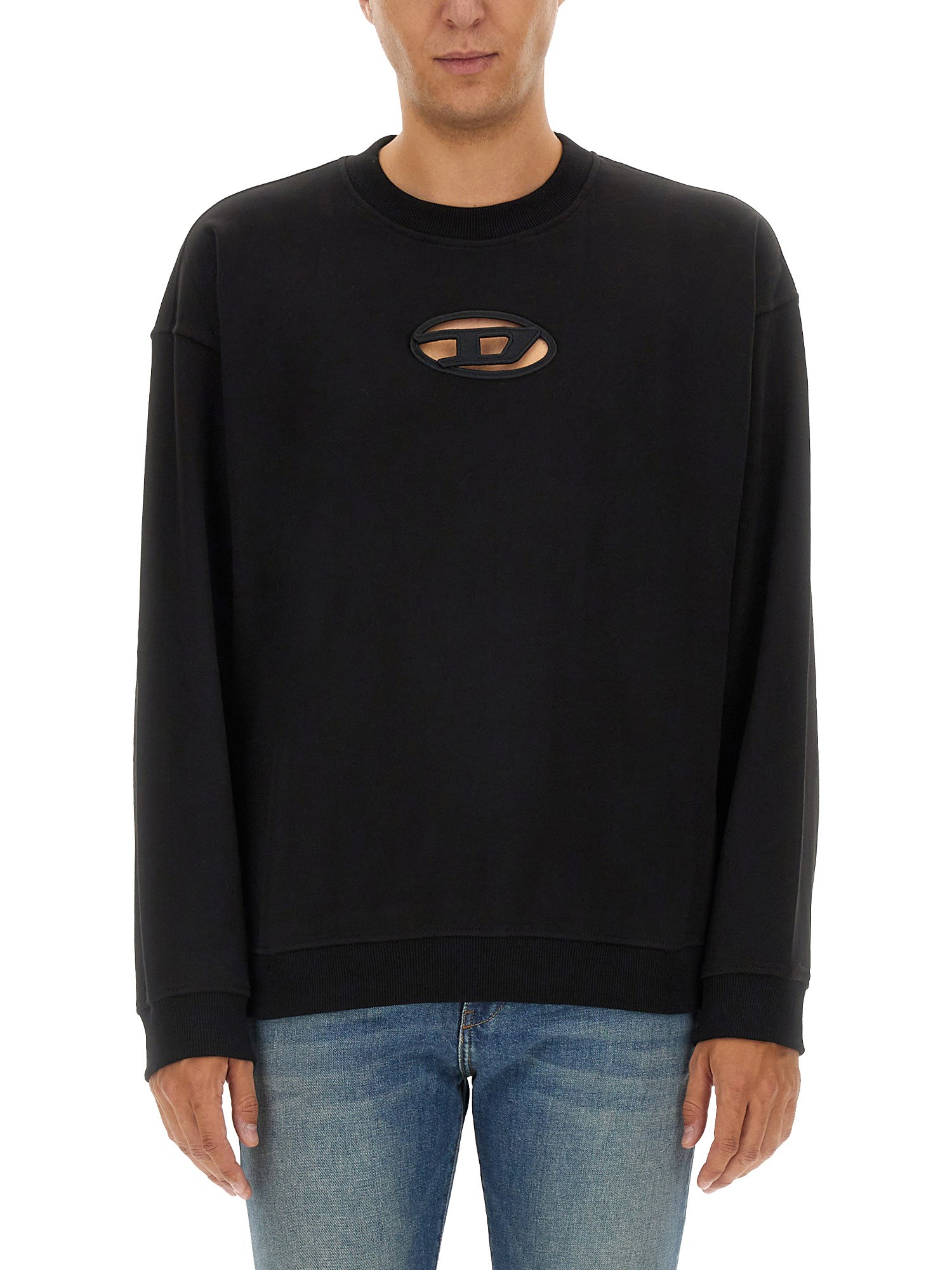 Shop Diesel 's-boxt-od Sweatshirt In Black