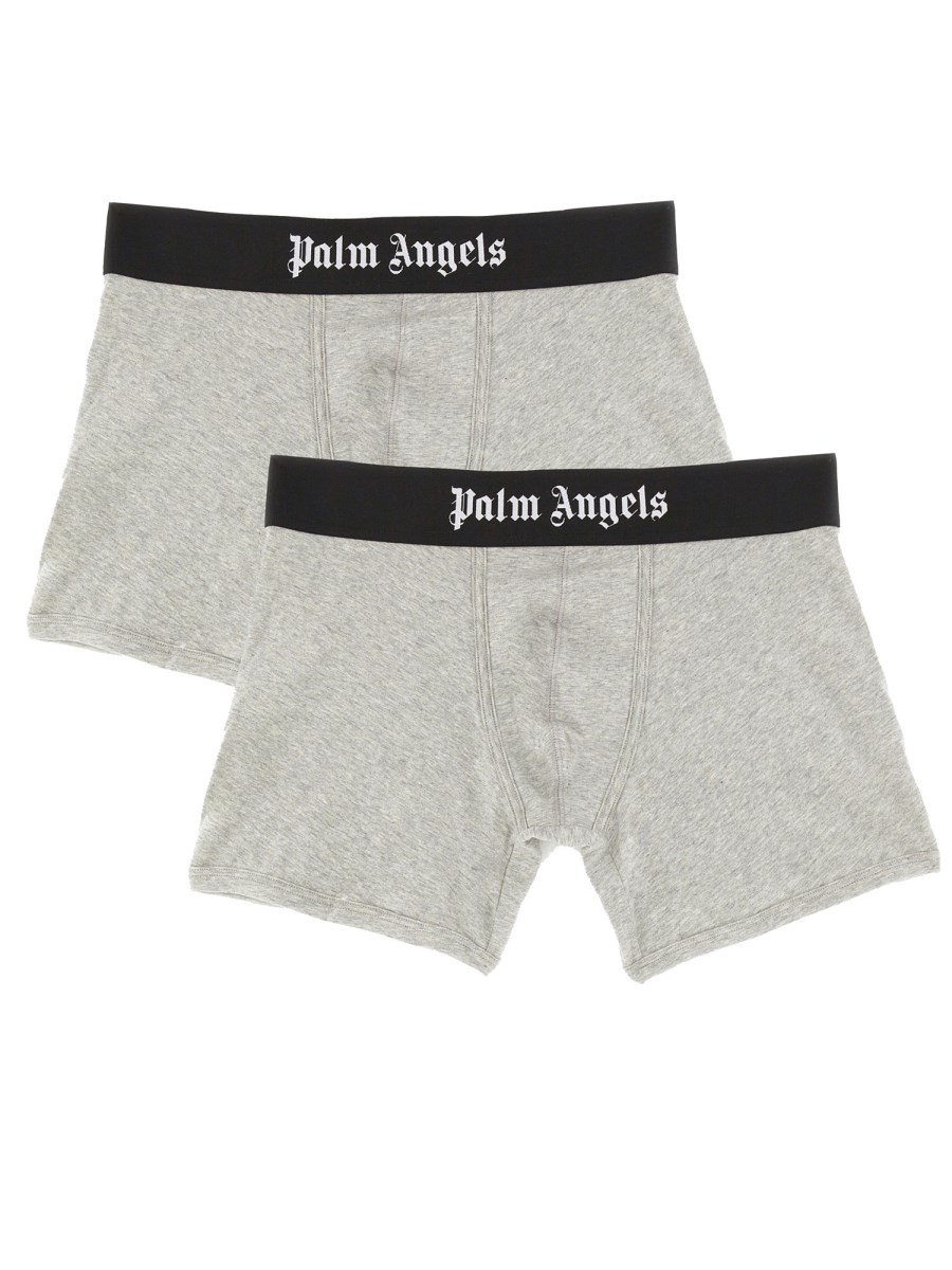 PALM ANGELS CONFEZIONE DA DUE BOXER CON LOGO