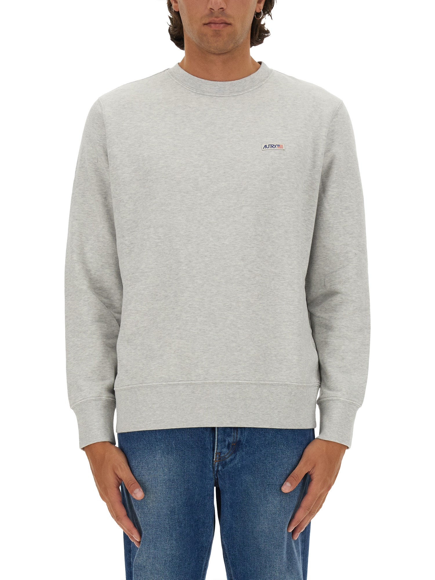 Shop Autry Sweatshirt With Logo In White