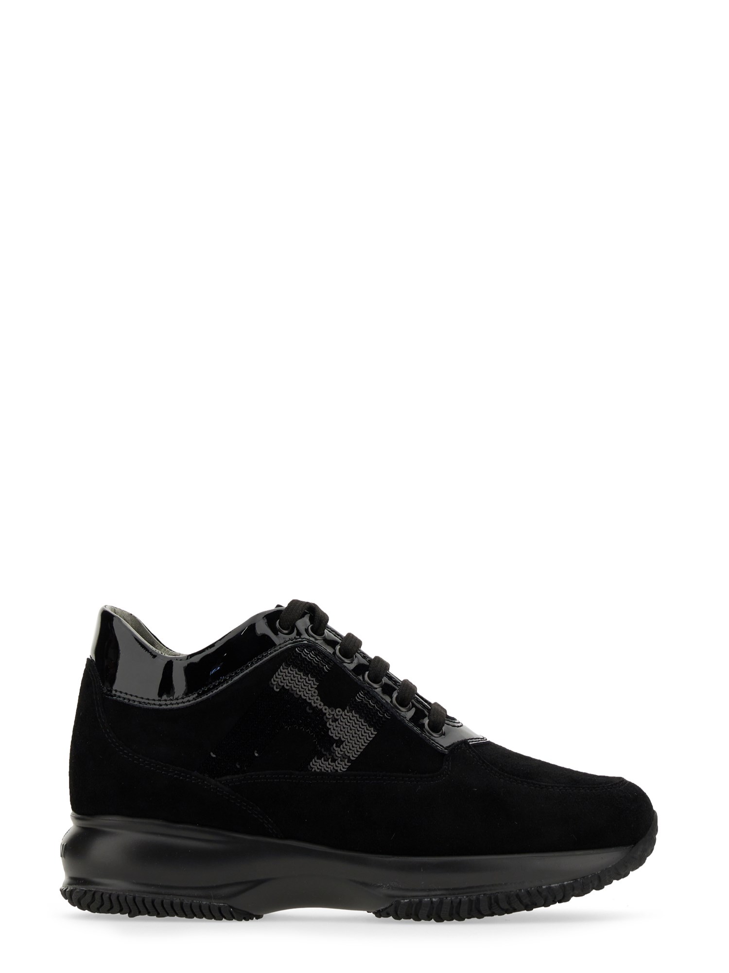 Shop Hogan Interactive Sneaker In Black