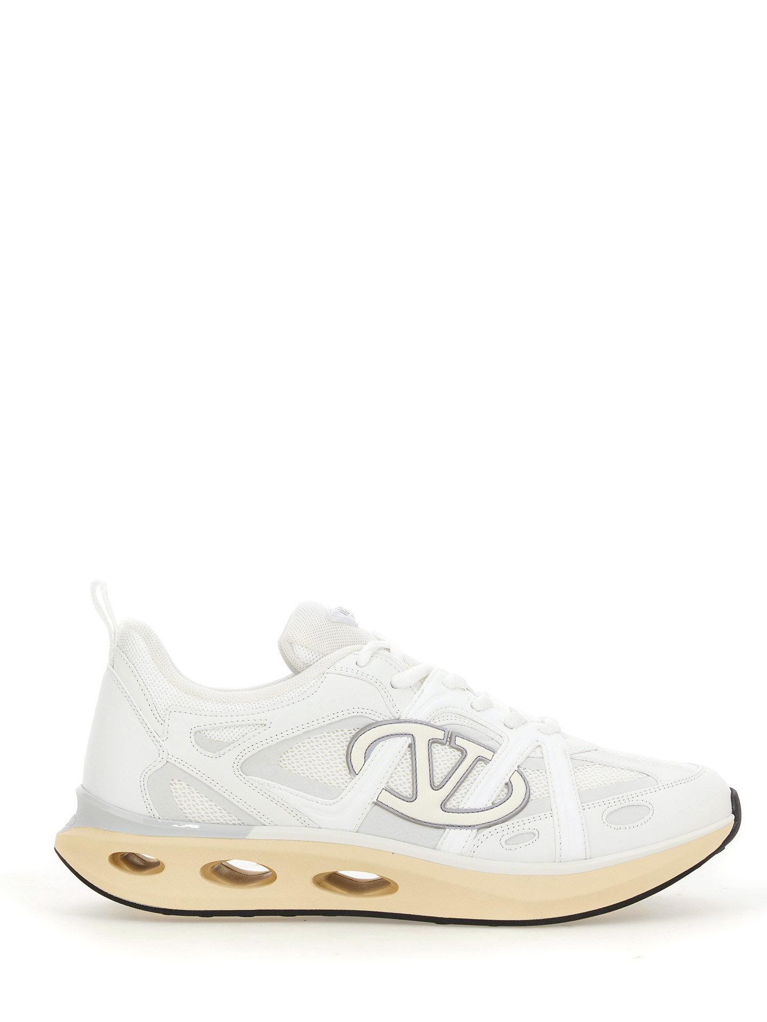 Shop Valentino "vlogo Easyjog" Sneaker In White