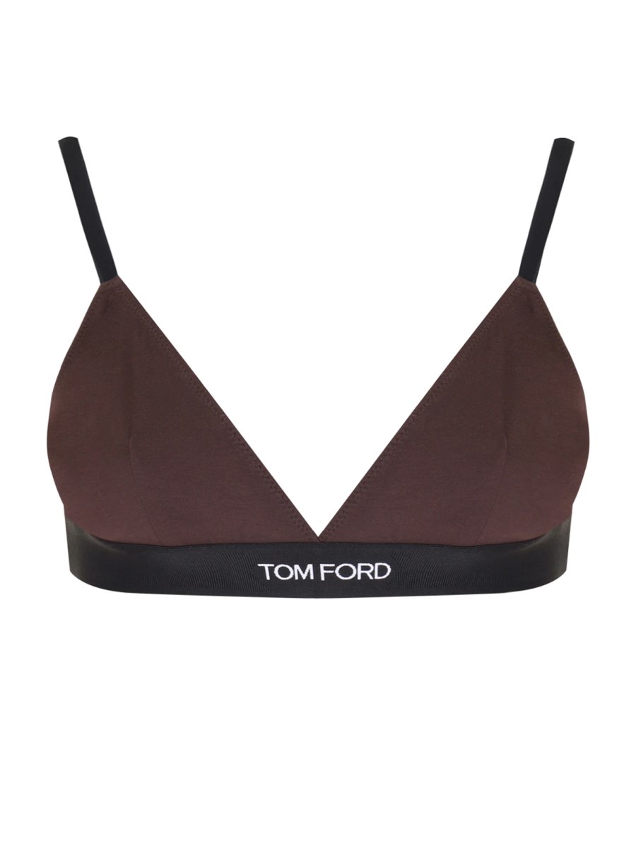 TOM FORD TOP IN MODAL JERSEY CON BANDA LOGATA