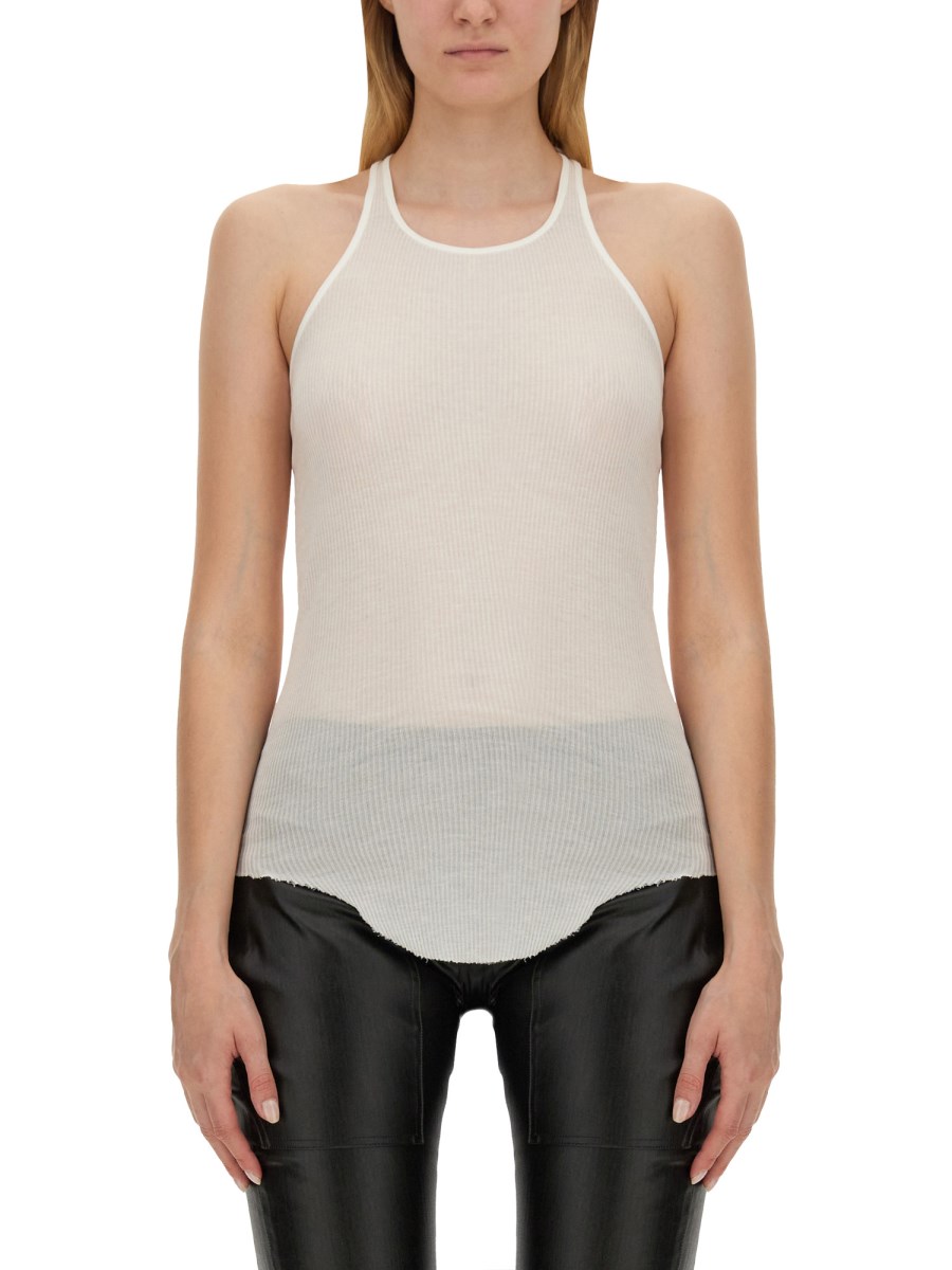 RICK OWENS TANK TOP IN MISTO VISCOSA