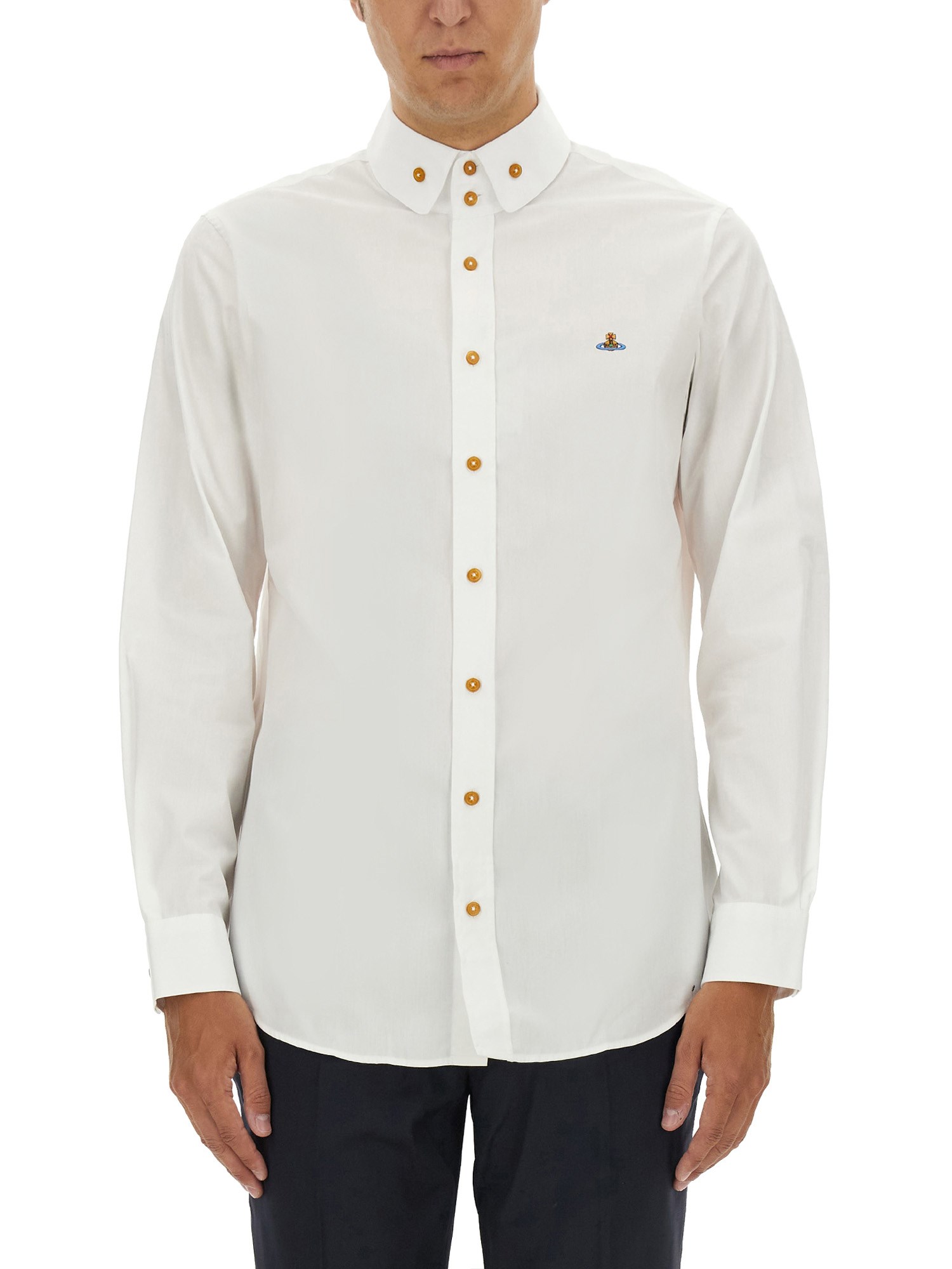 Shop Vivienne Westwood Shirt "krall" In White