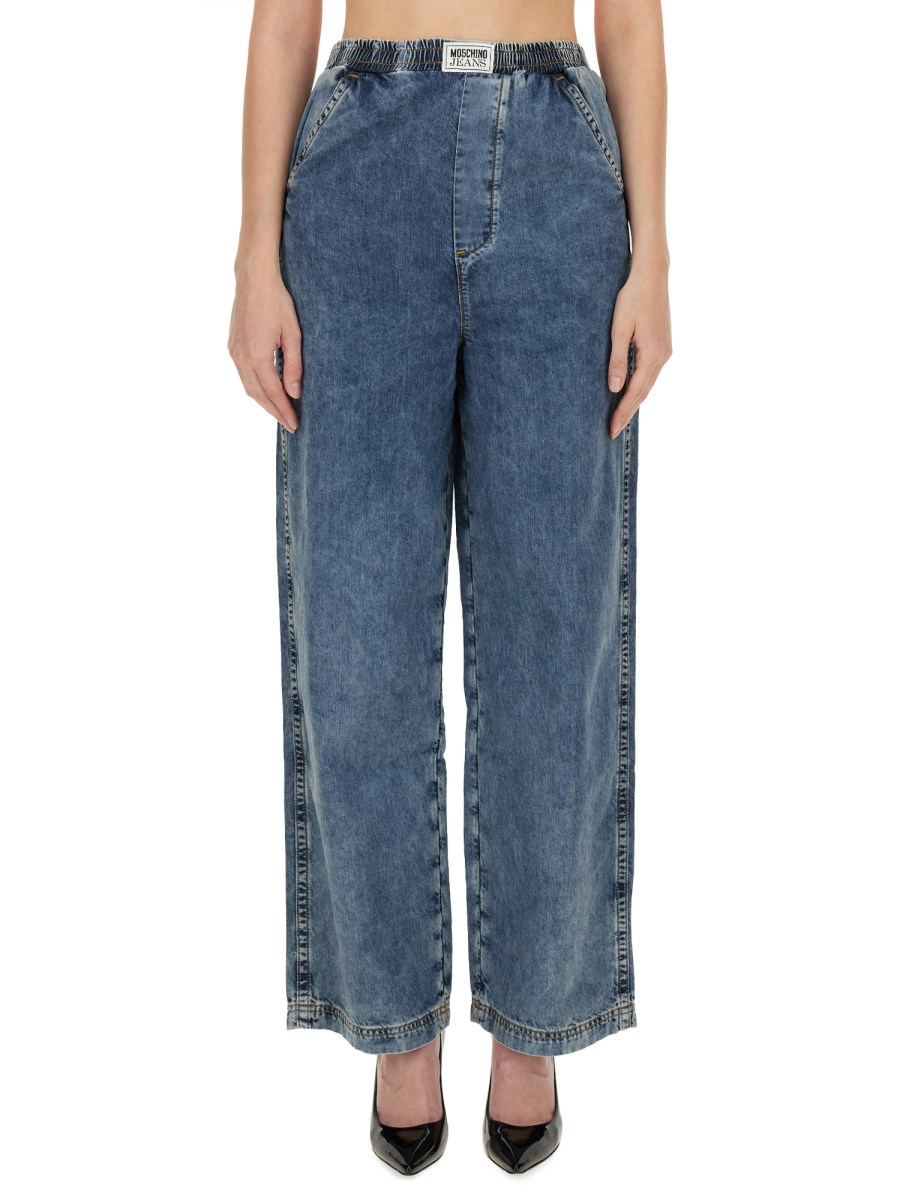 MOSCHINO JEANS JEANS WIDE LEG