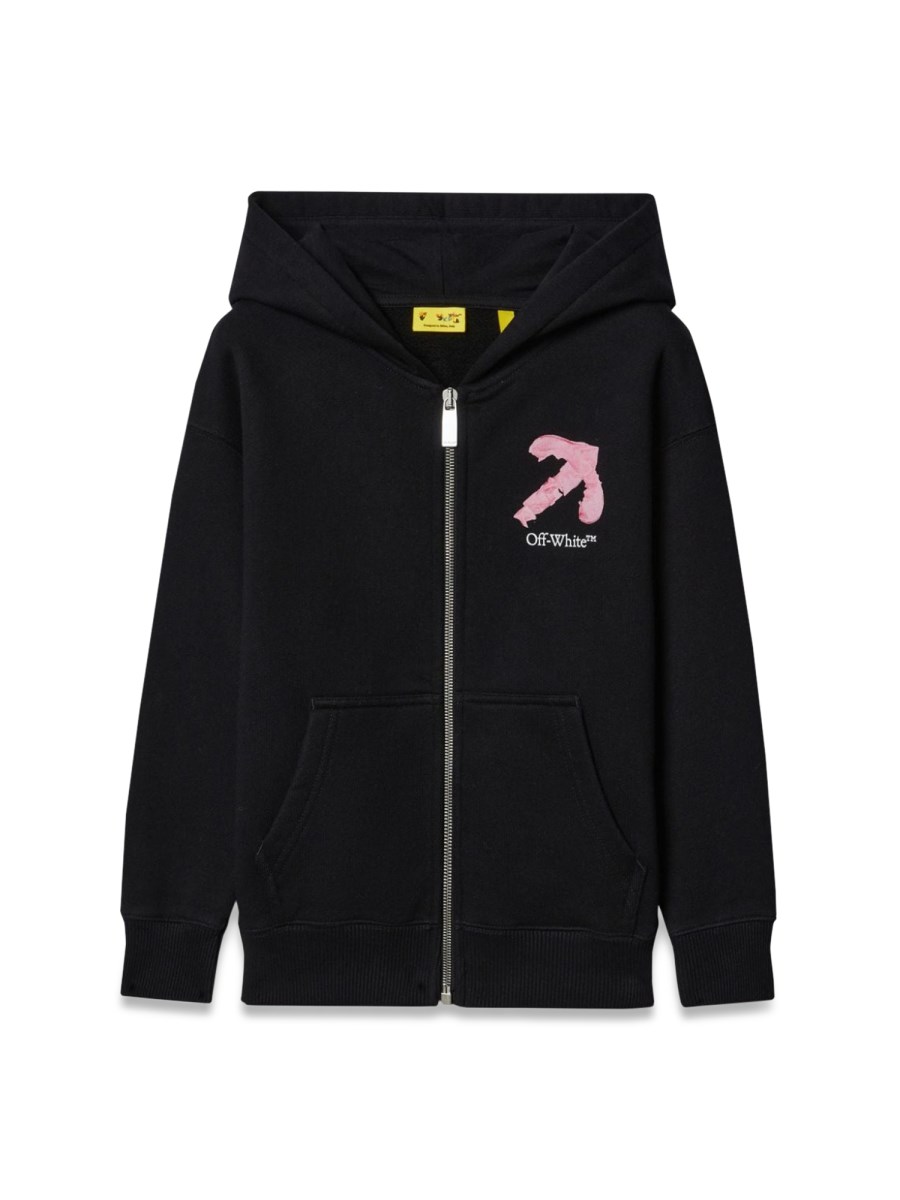 arrow acrylic hoodie zip