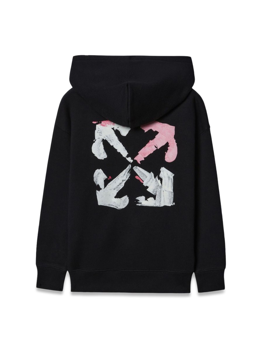 arrow acrylic hoodie zip