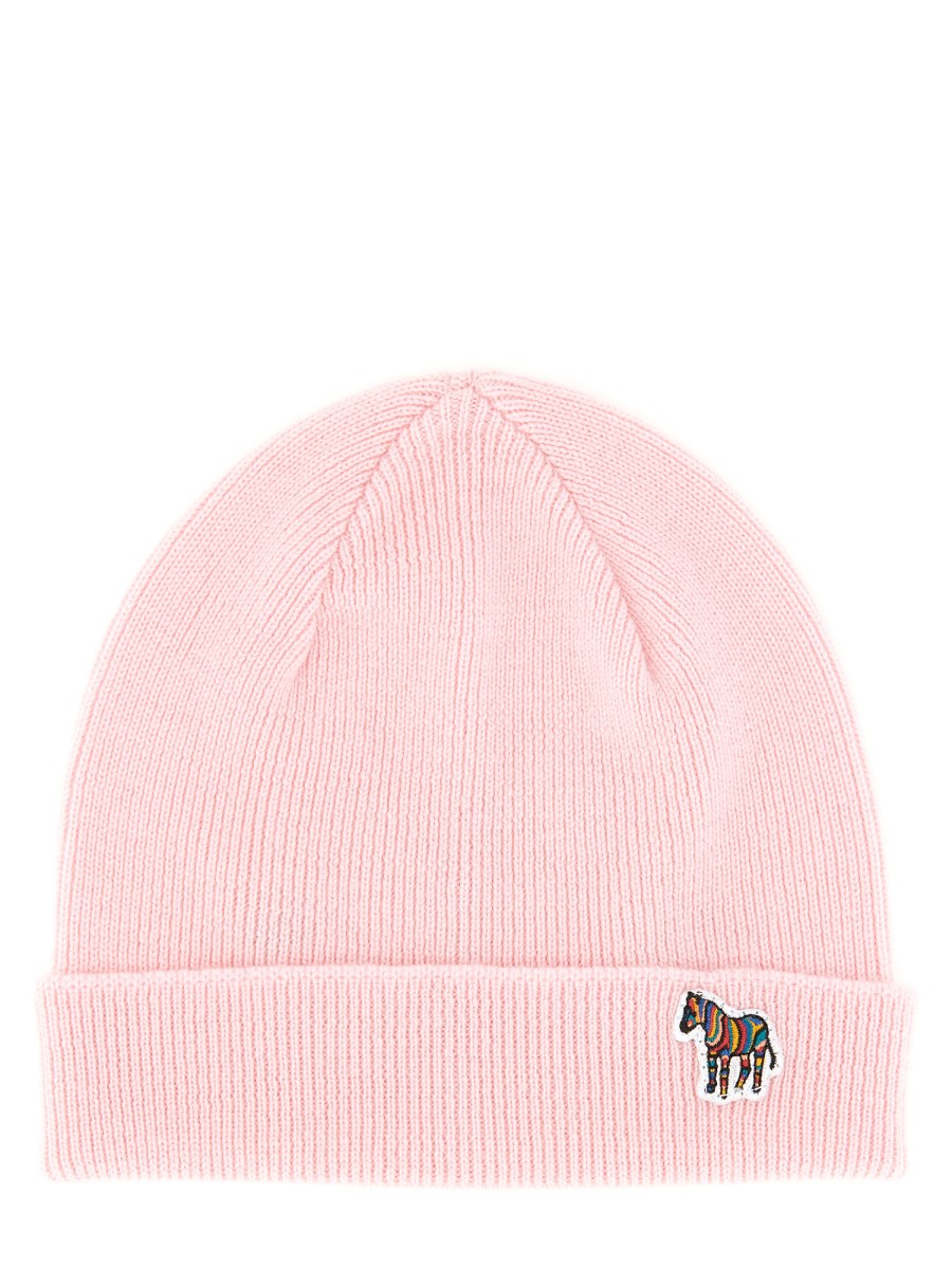 CAPPELLO BEANIE CON PATCH ZEBRA 