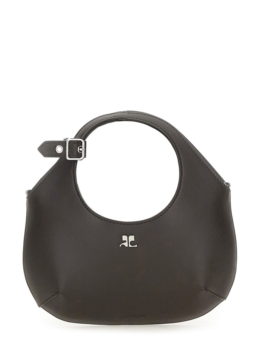 COURREGES BORSA "HOLY" MINI IN PELLE