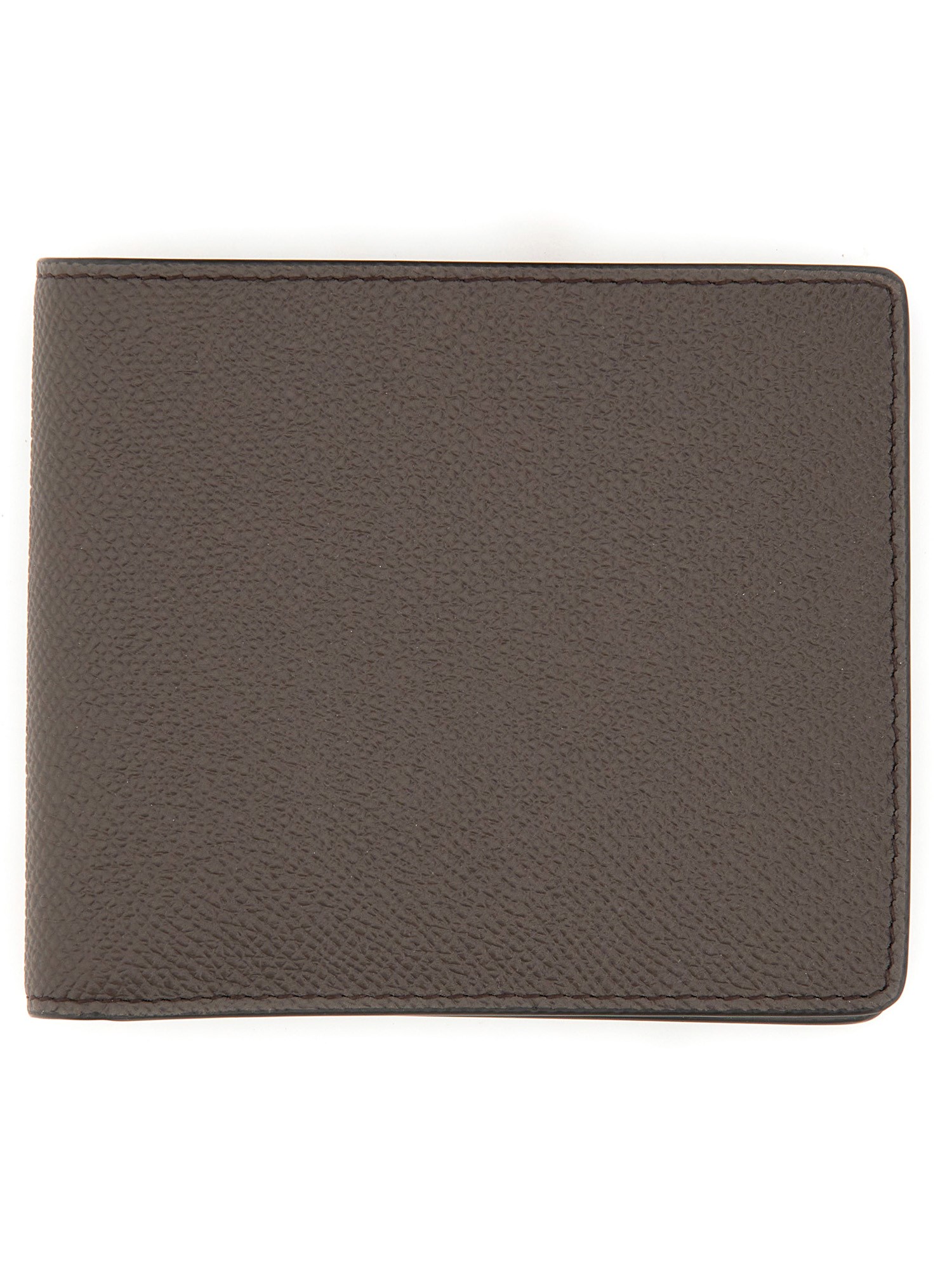 Shop Maison Margiela Bi-fold Four Stitches Wallet In Brown