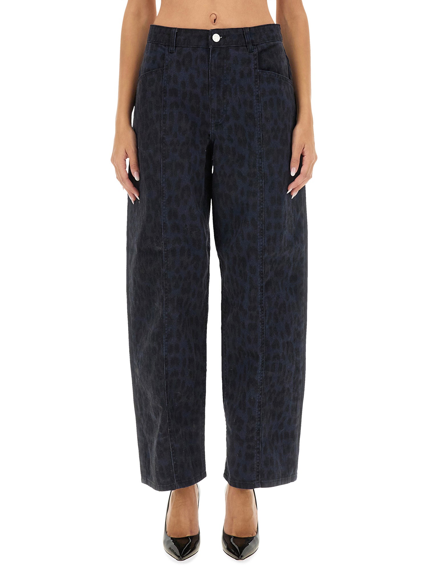 Baum Und Pferdgarten Nara Patterned Jeans In Blue
